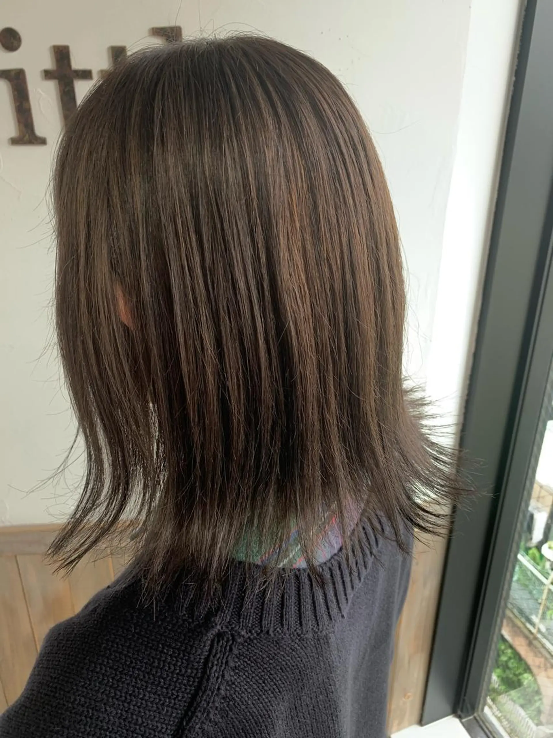 ミディアム カラー メンズカット　パーマ 特化美容師　中野稜平のヘアスタイル