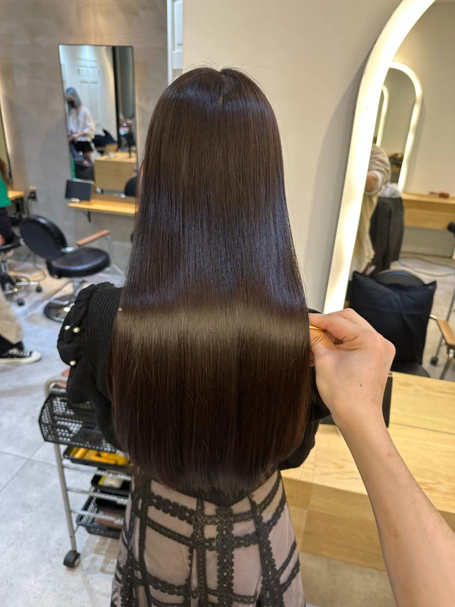 ロング カット ヘアカラー トリートメント 💍美髪矯正💍 山田　涼也のヘアスタイル