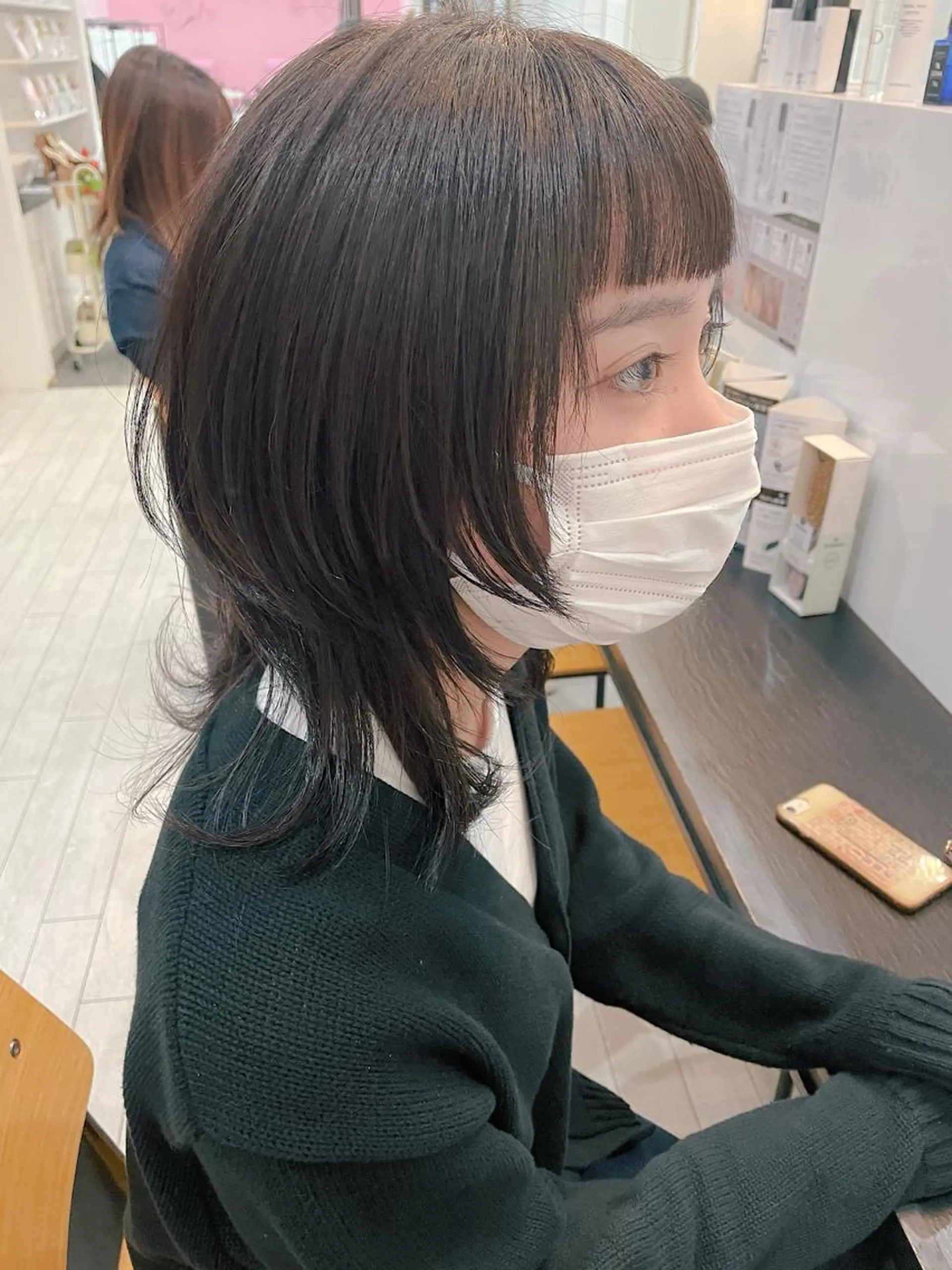 セミロング カラー saito (8/31まで在籍)のヘアスタイル