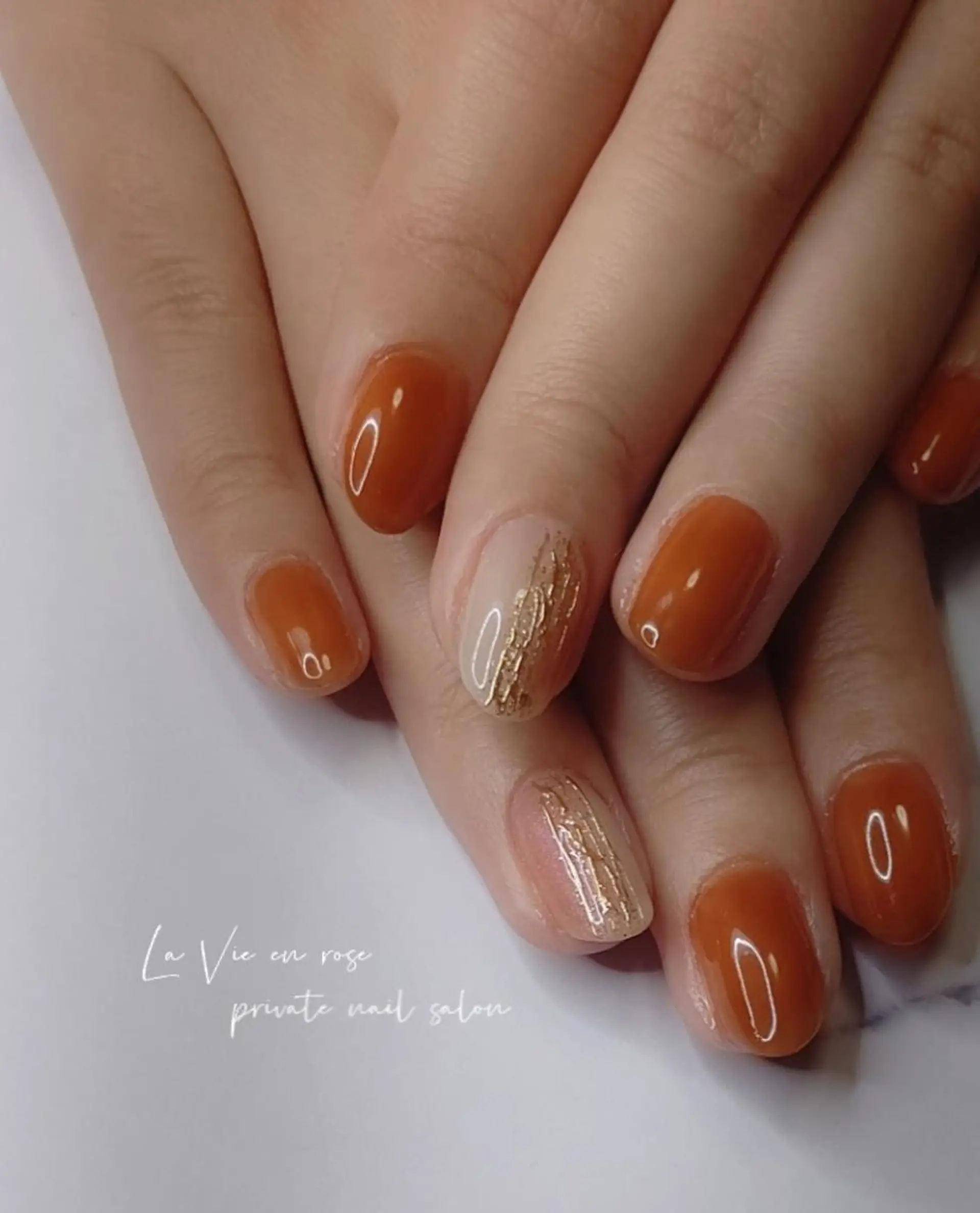 ネイル ラヴィアン ローズのネイルデザイン