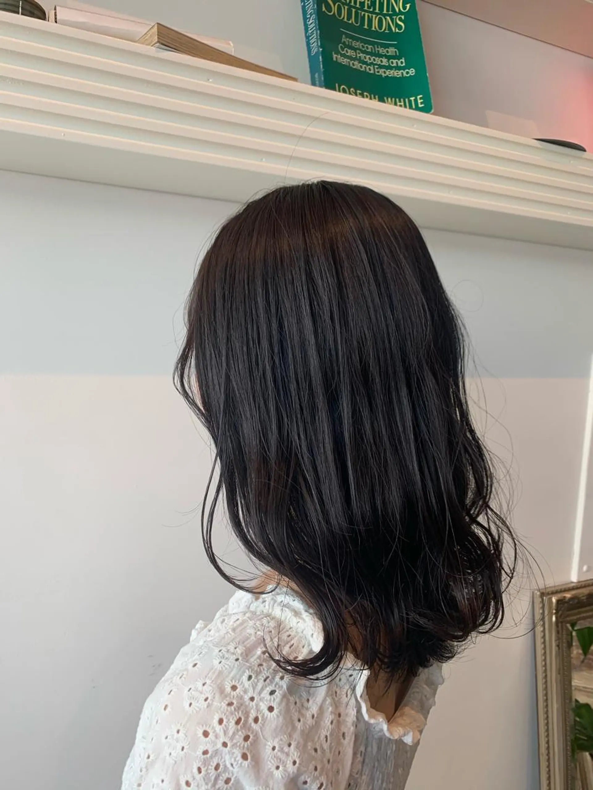 ミディアム アッシュ 山口 竣也のヘアスタイル