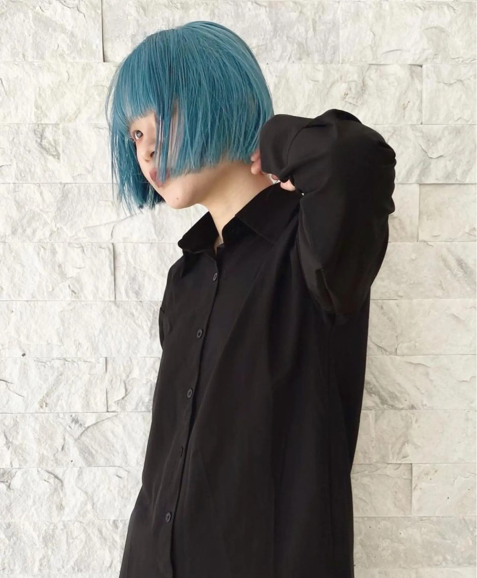 ミディアム 原田 智行のヘアスタイル