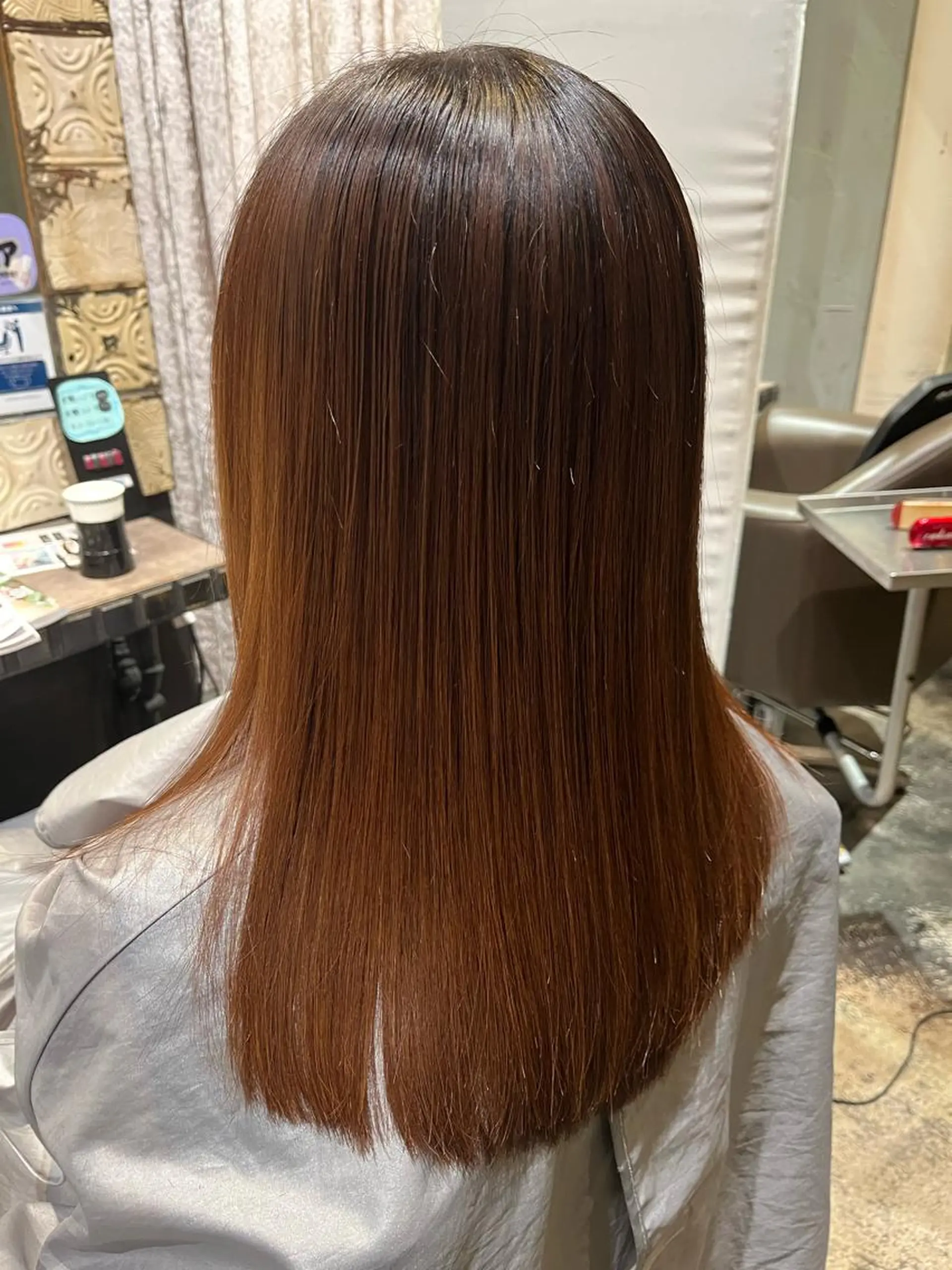セミロング トリートメント 道下 颯人のヘアスタイル