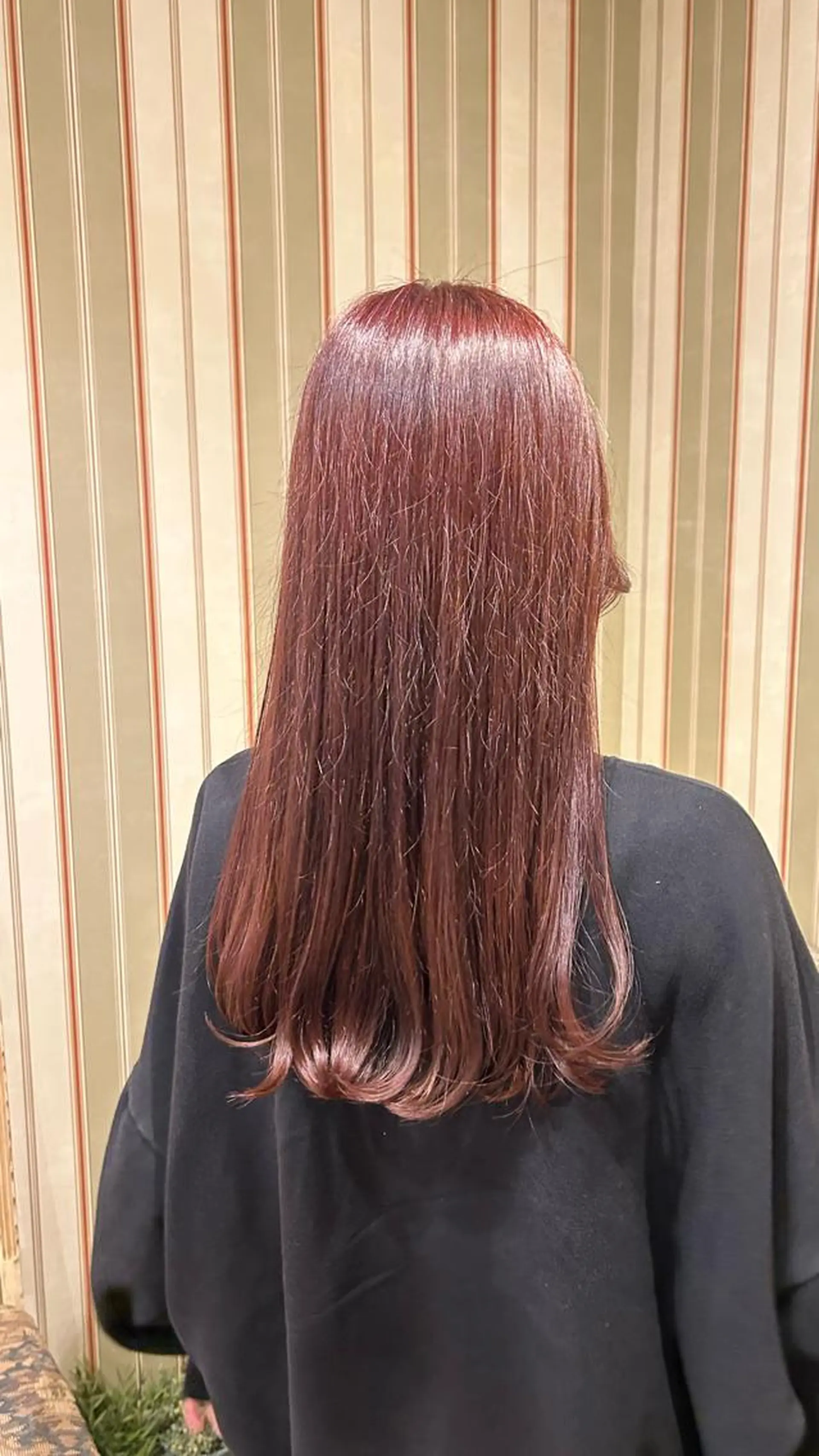 ロング ピンクブラウン 新潟/万代/レイヤー 韓国風/明間未来のヘアスタイル