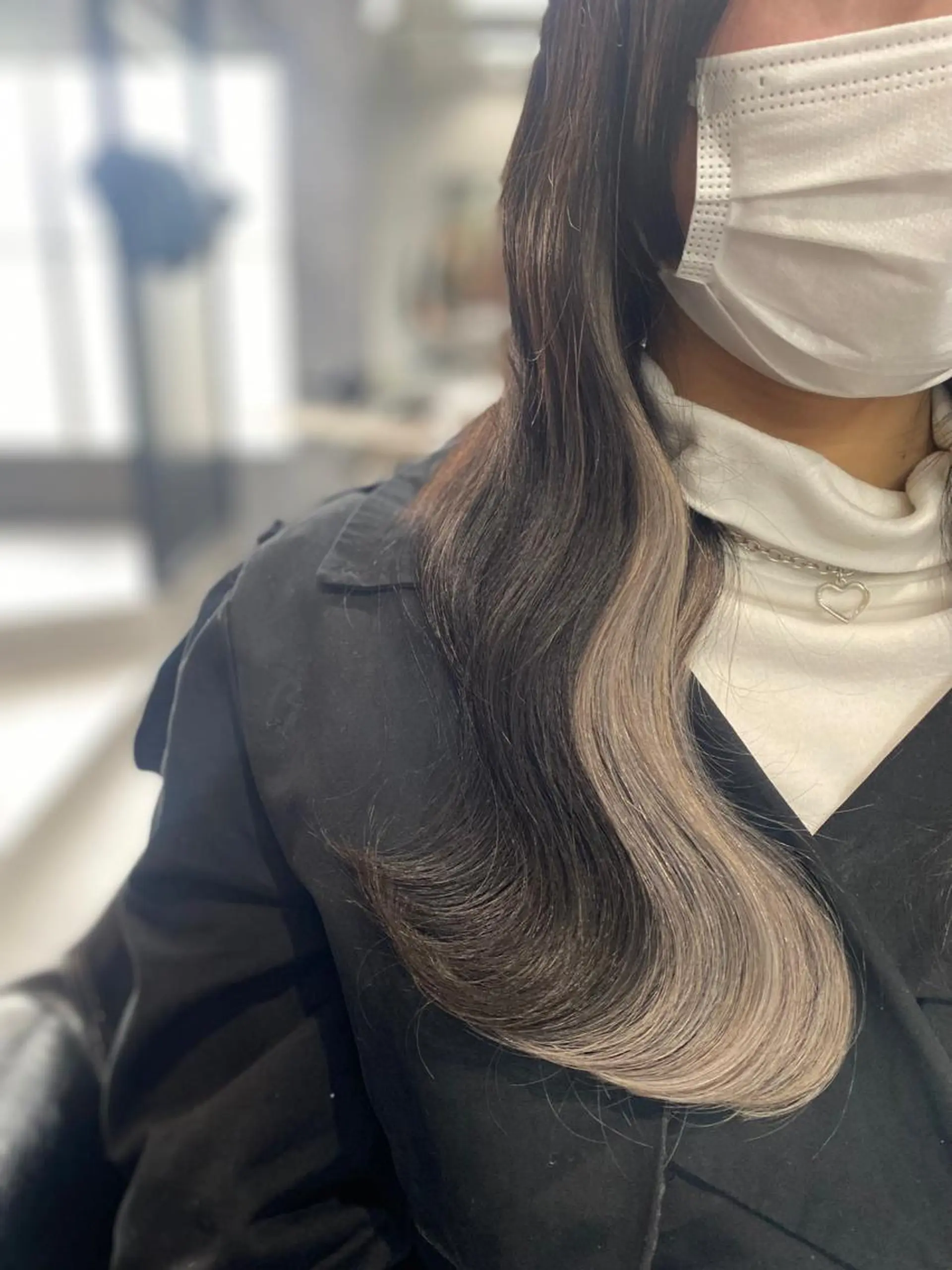 ミディアム プルエクステ エクステ Fi-Ne 八戸のヘアスタイル