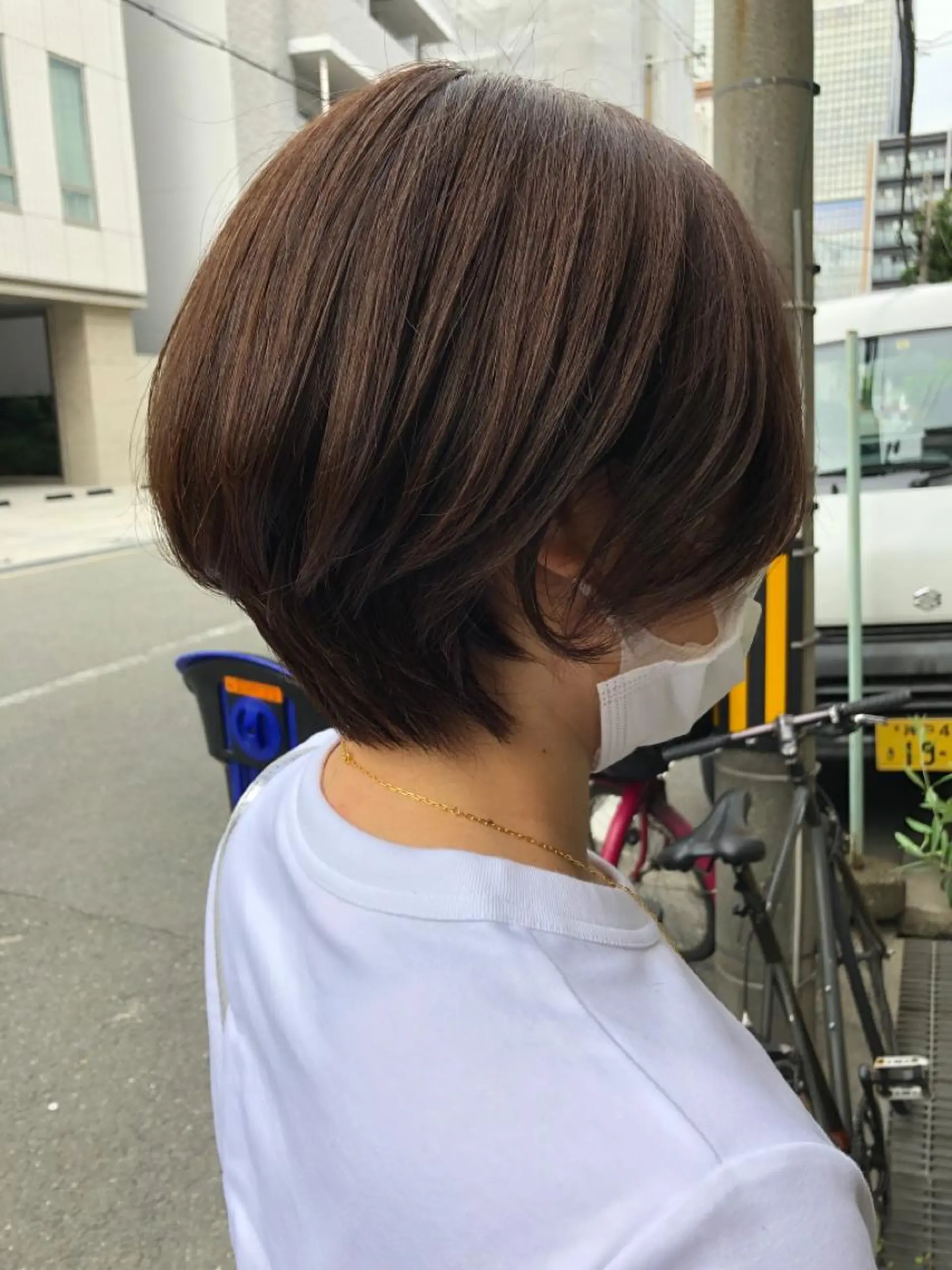 ショート カラー 丸みショート ショートヘア カット ヘアカラー 生田 博紀のヘアスタイル