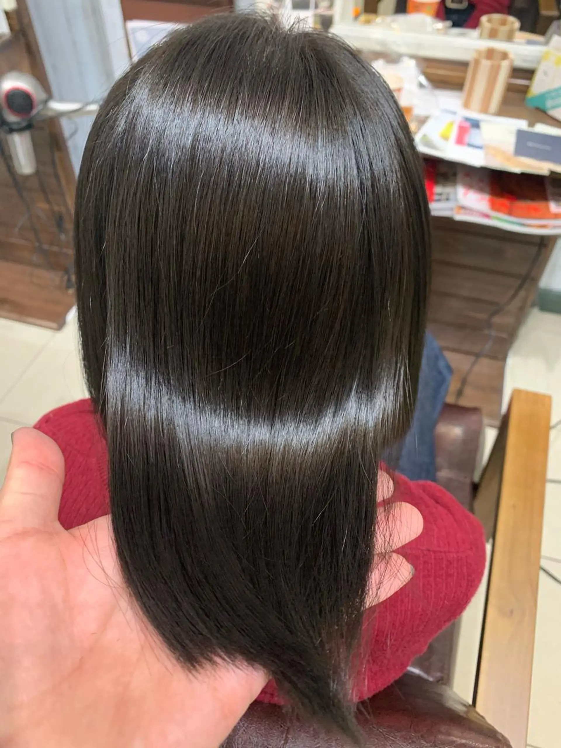ミディアム カラー ヘアアレンジ 竹井 寛喜のヘアスタイル