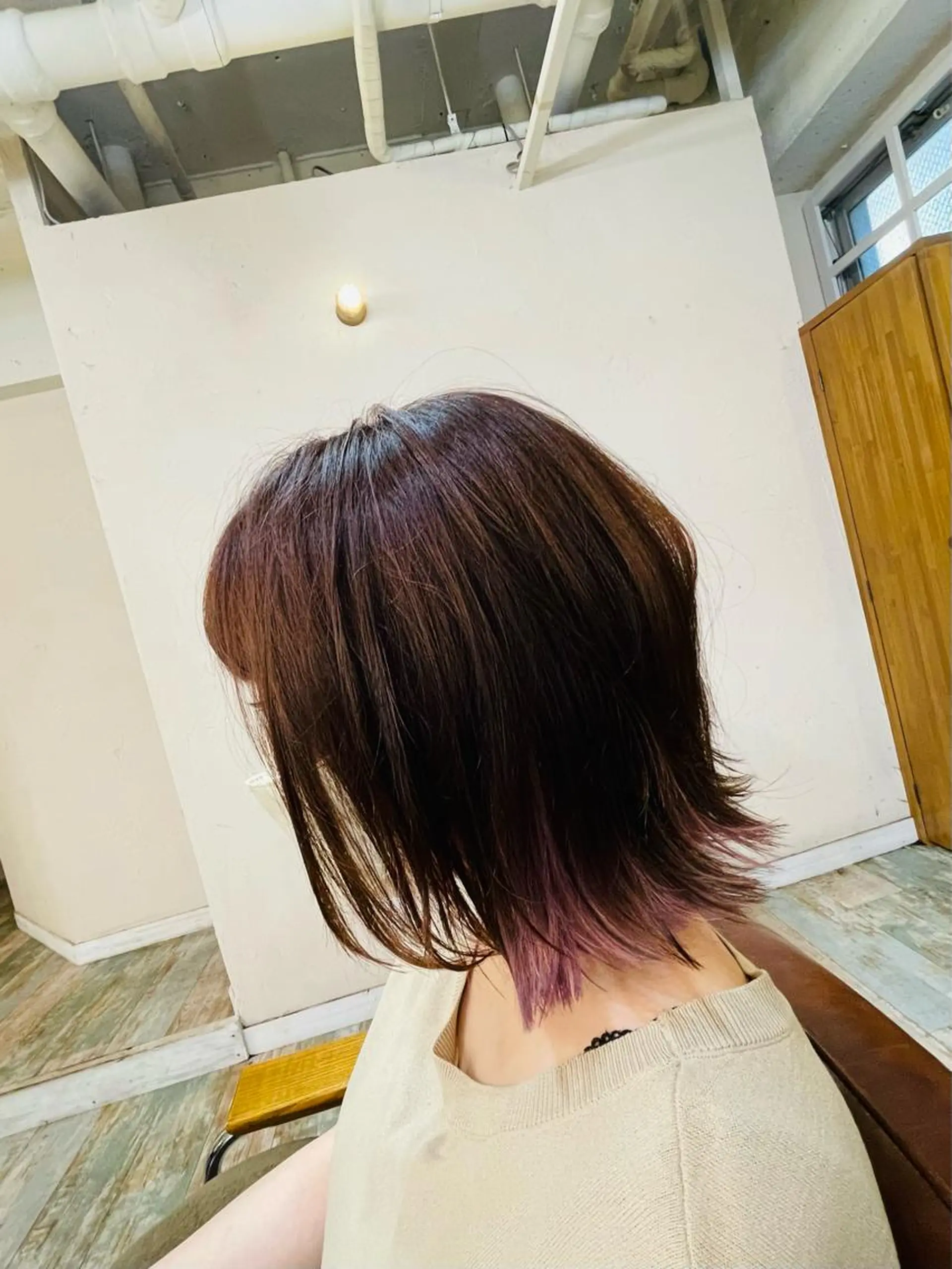 ミディアム カラー ヘアアレンジ インナーカラー 外ハネヘア ☆1109☆所属・メンズ大歓迎‼︎ ✨seigo✨のヘアスタイル