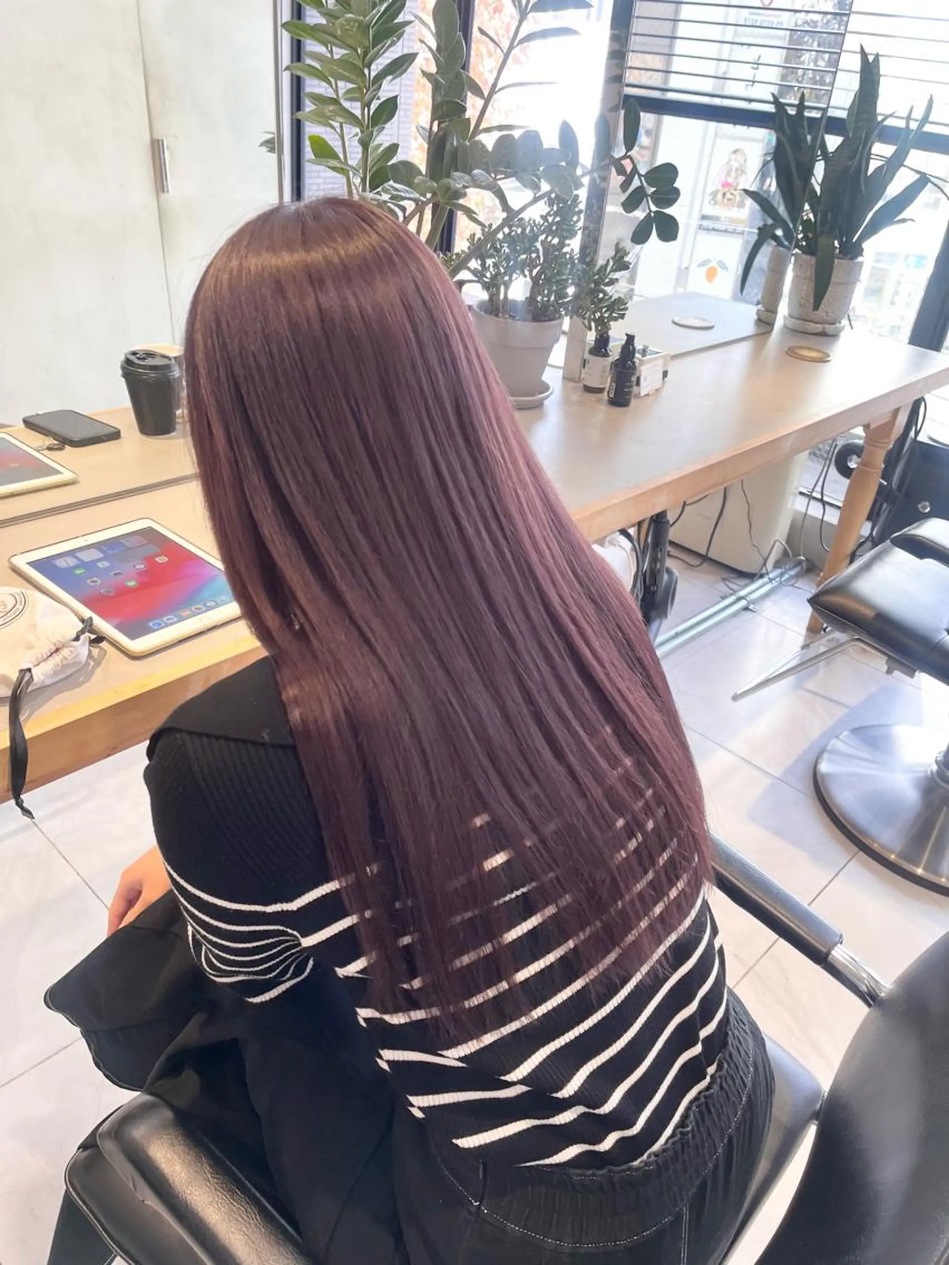 ロング カラー ヘアカラー トリートメント ヘッドスパ ヘアセット 🎀艶モテカラー🎀 彩季のヘアスタイル