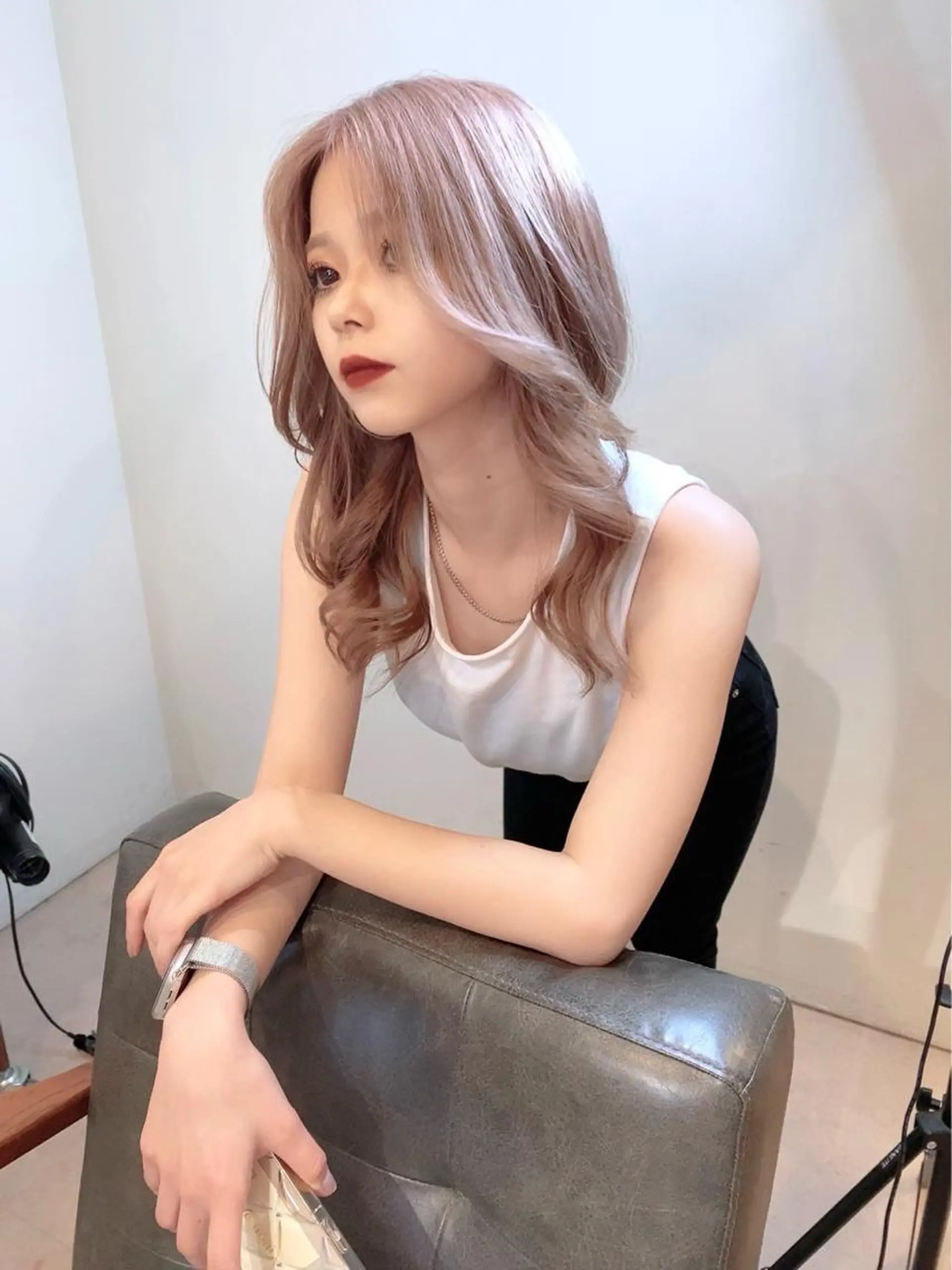 ロング カラー RIRŪA所属・プルシールエクステ ちゃきのヘアスタイル