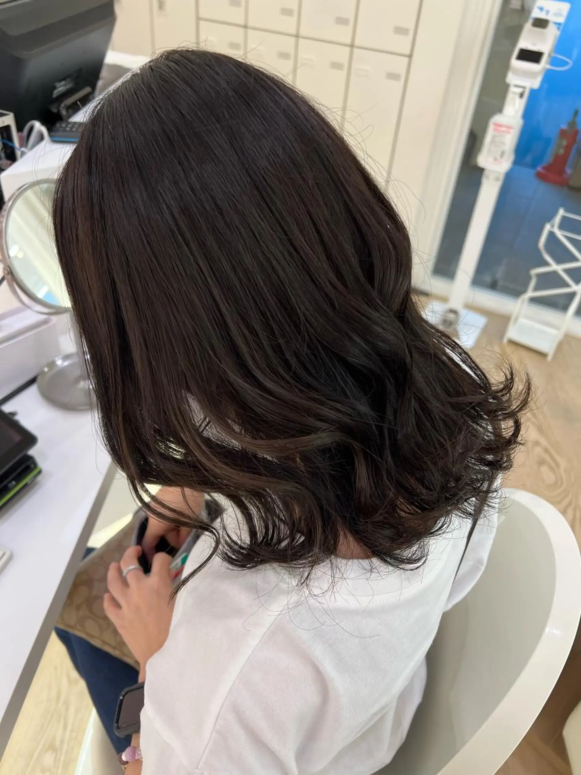 ミディアム ParveMix 佐々木梨紗🤍のヘアスタイル