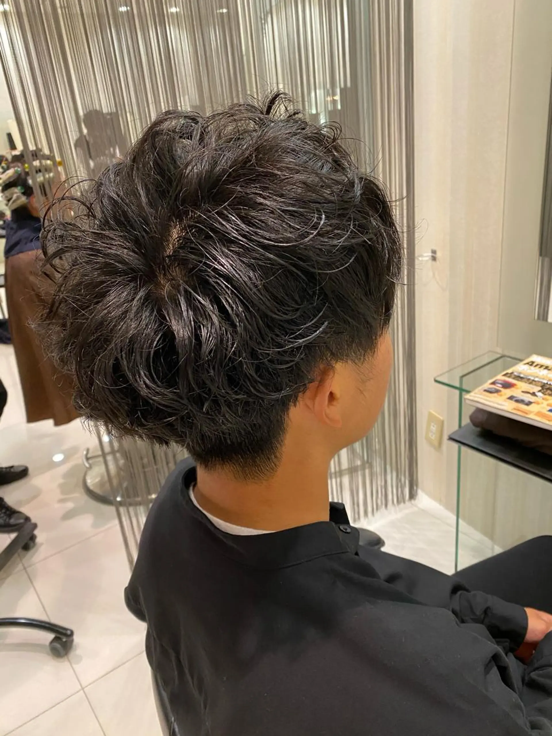 パーマ メンズ 【育休中】EARTH 荒井店HARUNAのヘアスタイル