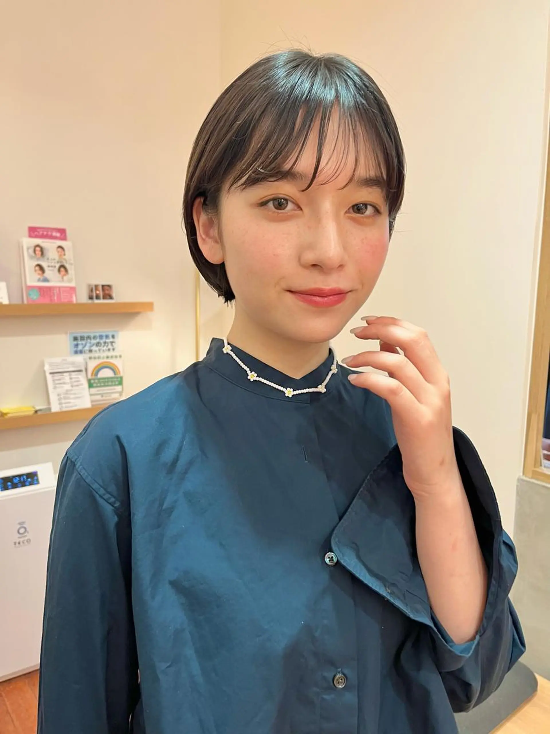 ショート カット 縮毛矯正 トリートメント 飯田橋神楽坂＊個室 髪質改善hitomiのヘアスタイル