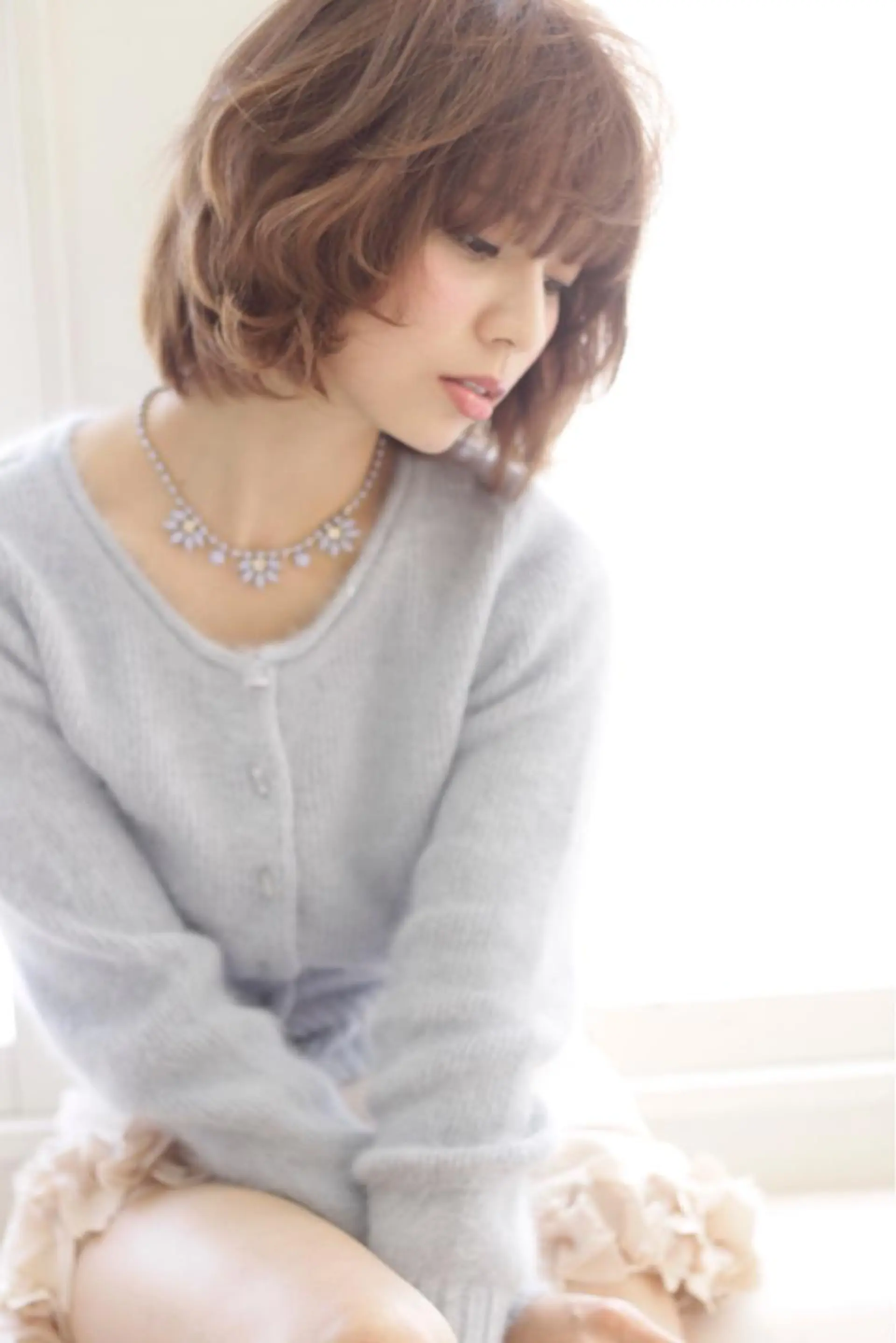 ショート カラー パーマ ショートヘア カット ☆ハイトーン口コミ◎ WiLL/京橋のヘアスタイル