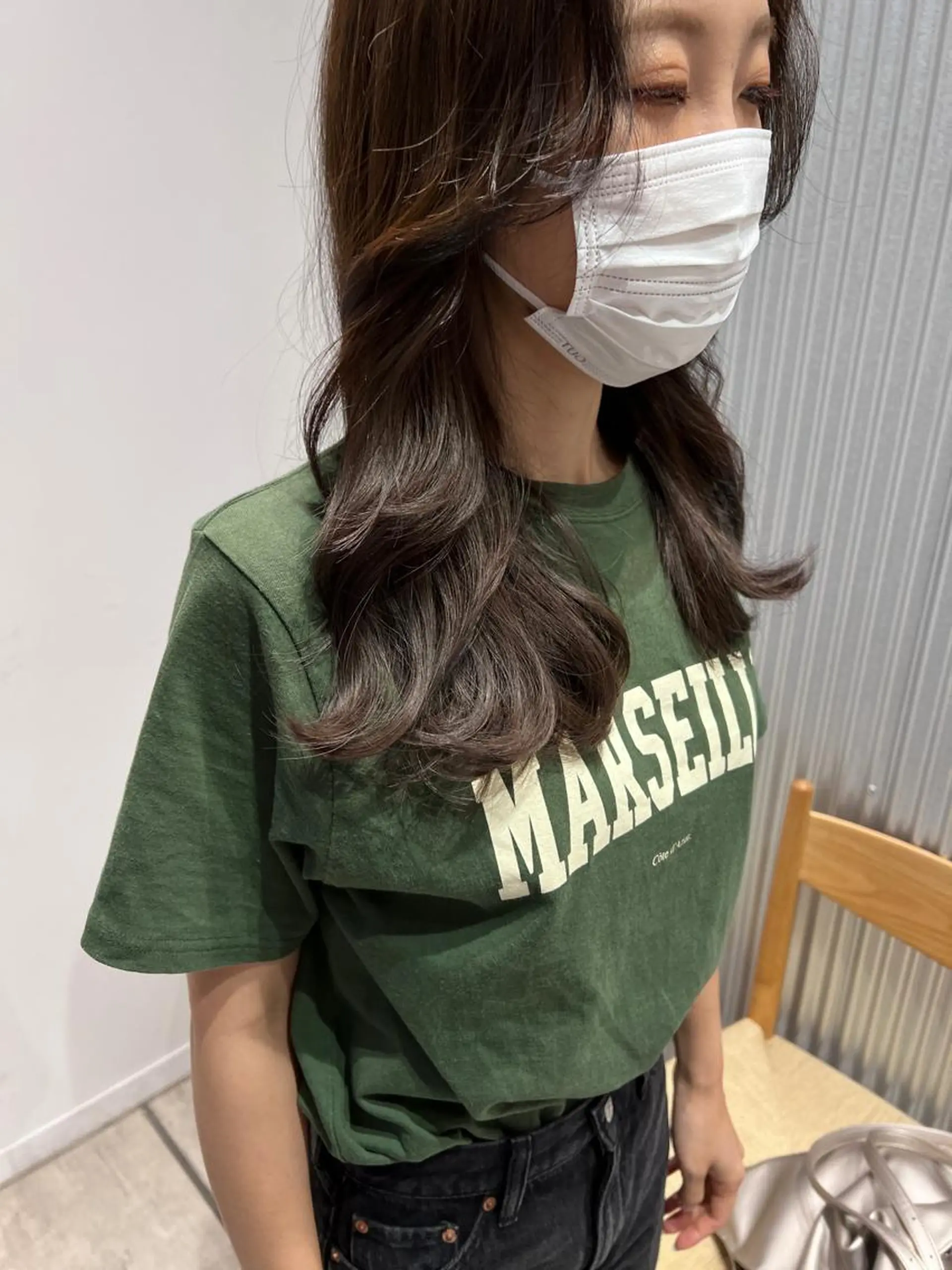 セミロング カット ヘアカラー トリートメント ally hairsalon所属・Emi .のヘアスタイル