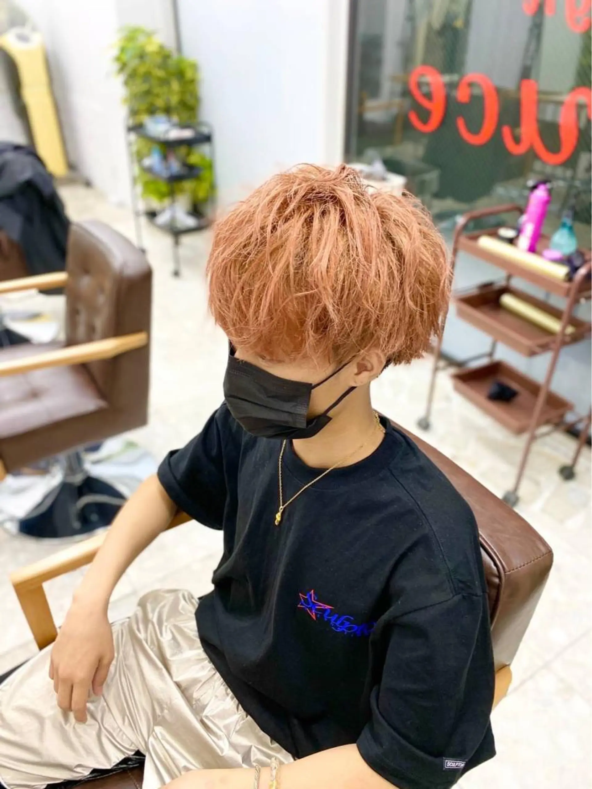 メンズ カット ヘアカラー カラー特化サロン プロデュース相武台前のヘアスタイル