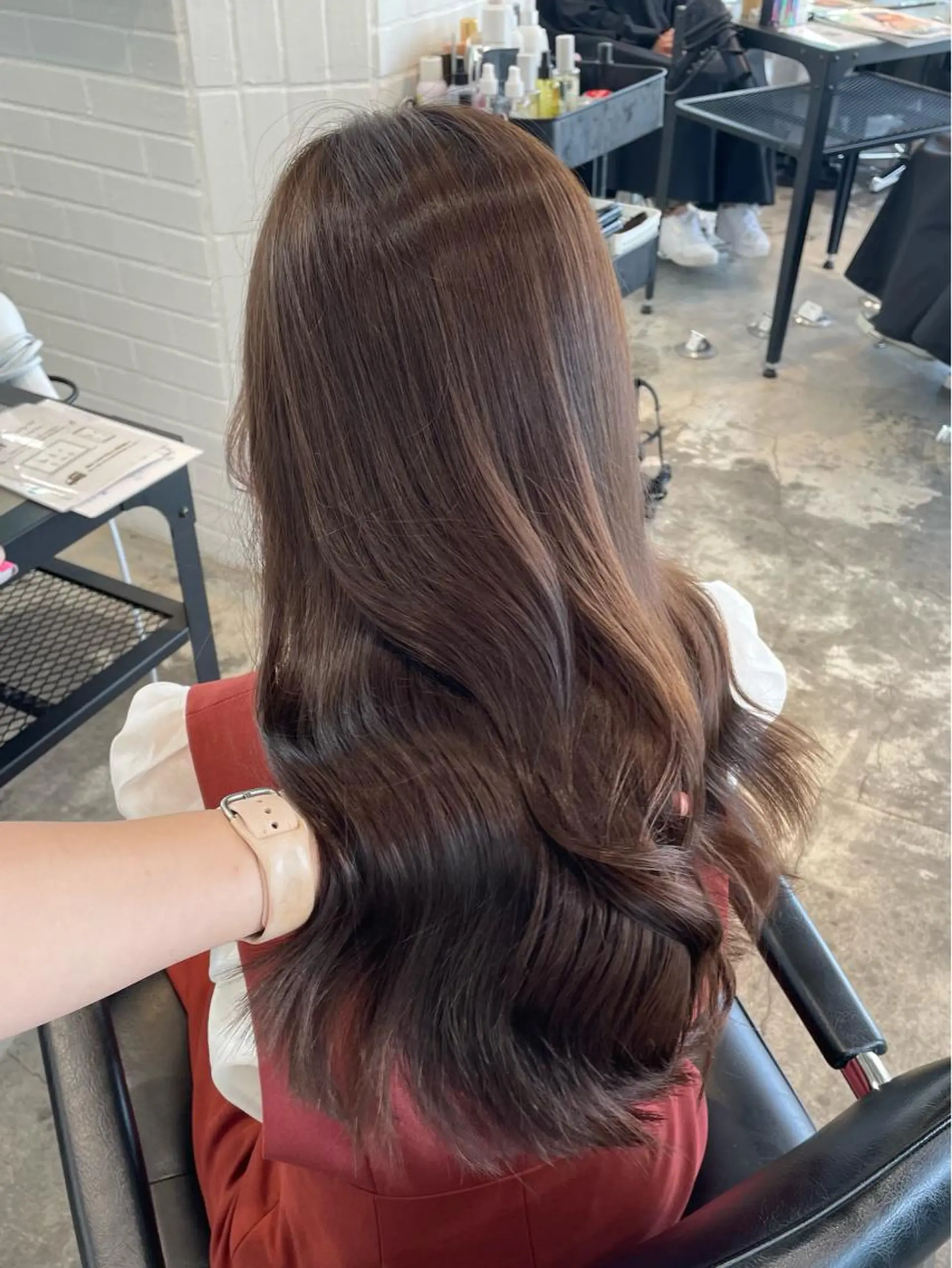 ロング カラー mile所属・mile ちなつのヘアスタイル