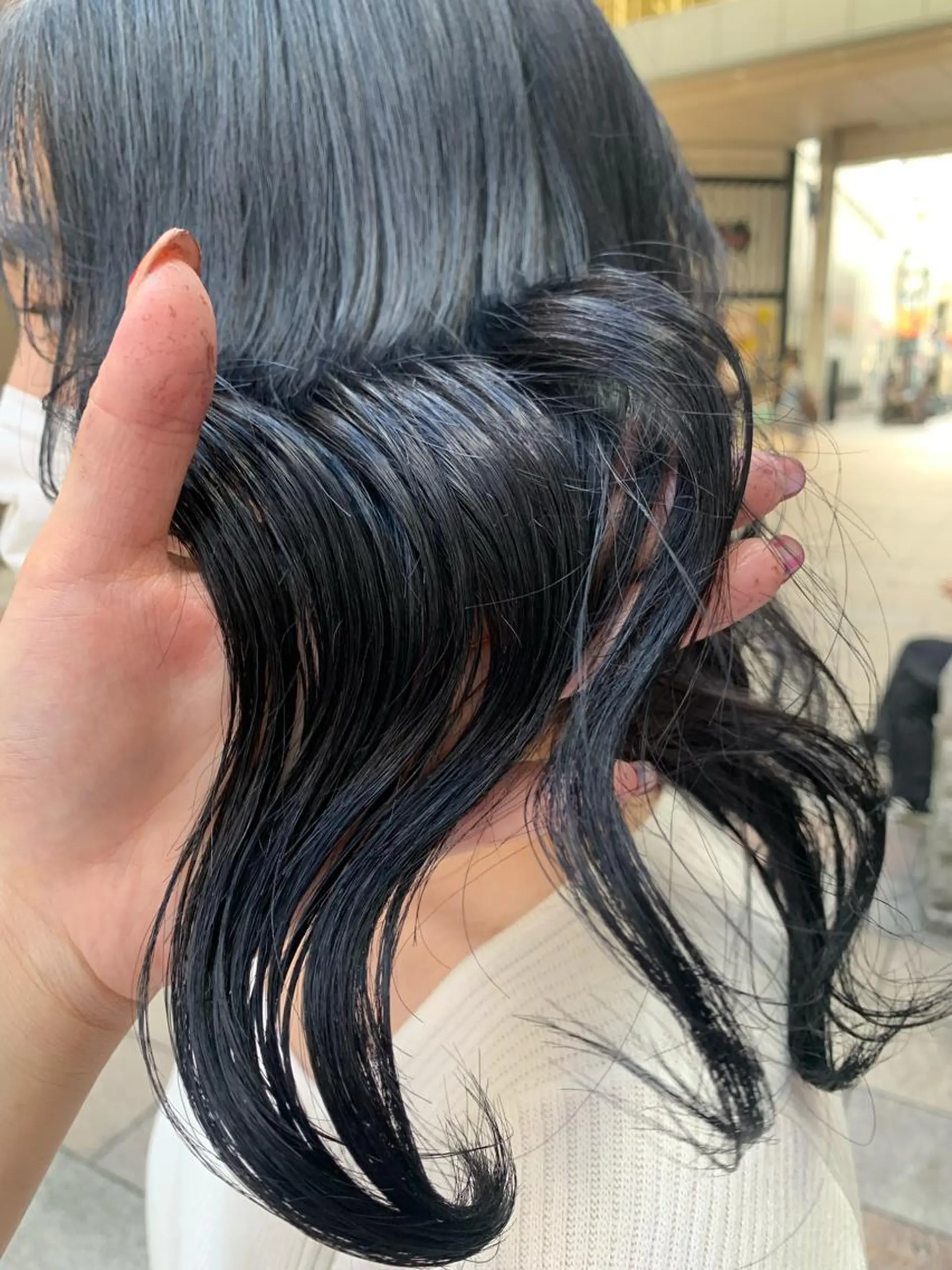 セミロング カラー ヘアアレンジ ブリーチなし/ レイヤー🌿runaのヘアスタイル