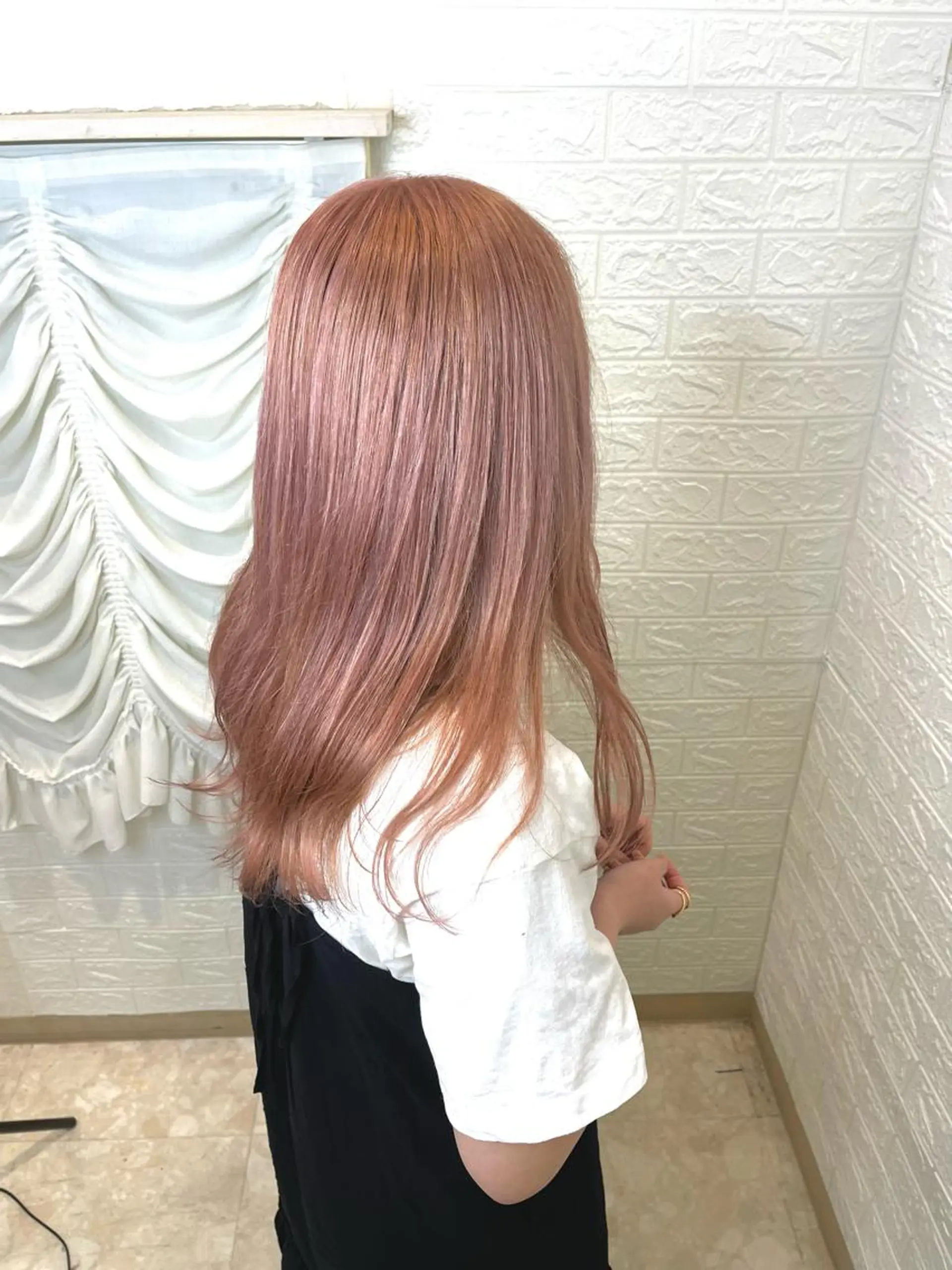 ロング カラー ヘアカラー トリートメント tori六甲道所属・六反 仁哉のヘアスタイル