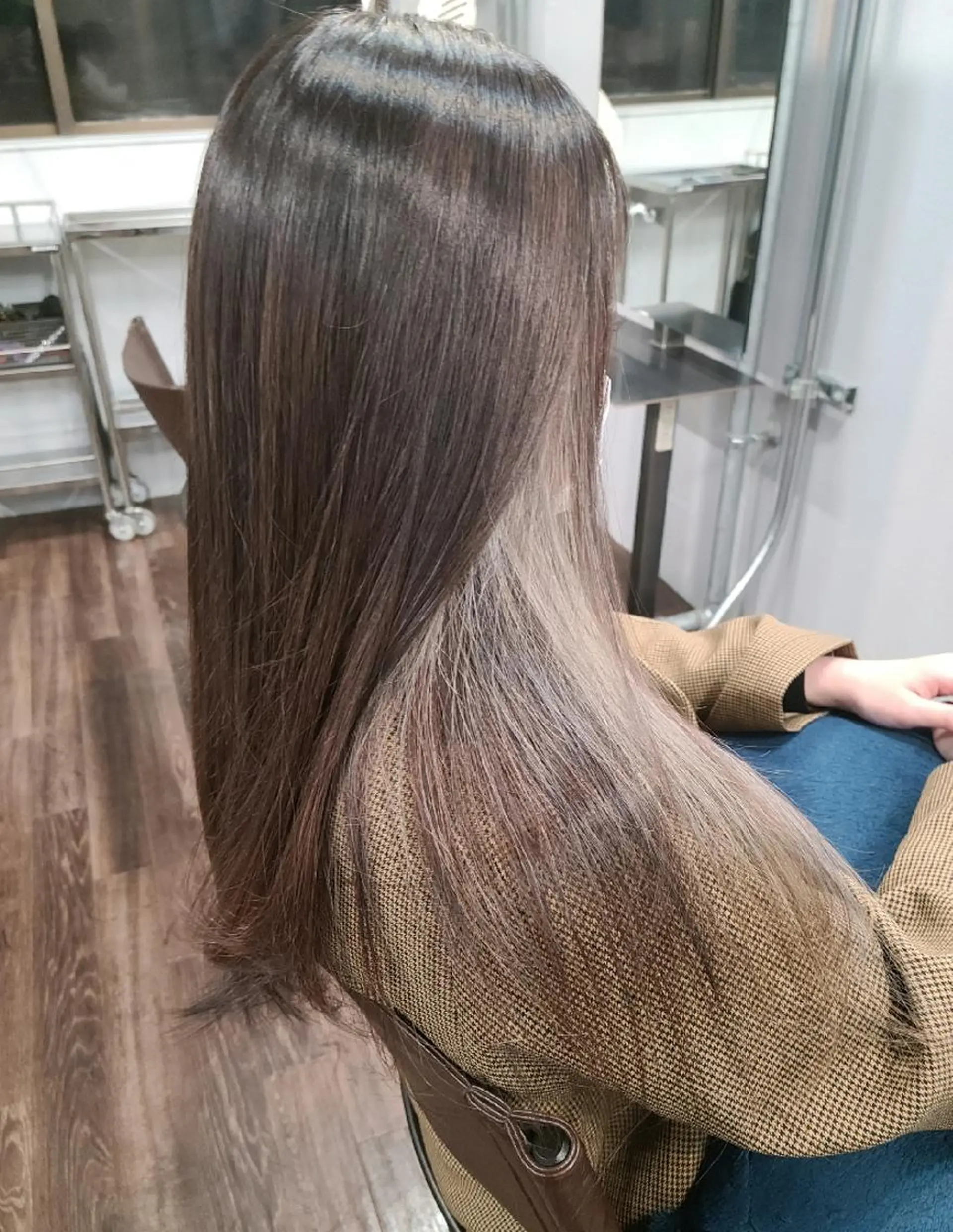 ロング カラー ヘアアレンジ ブリーチ グレージュ カット ヘアカラー トリートメント terra✂️川嶋 大輔のヘアスタイル