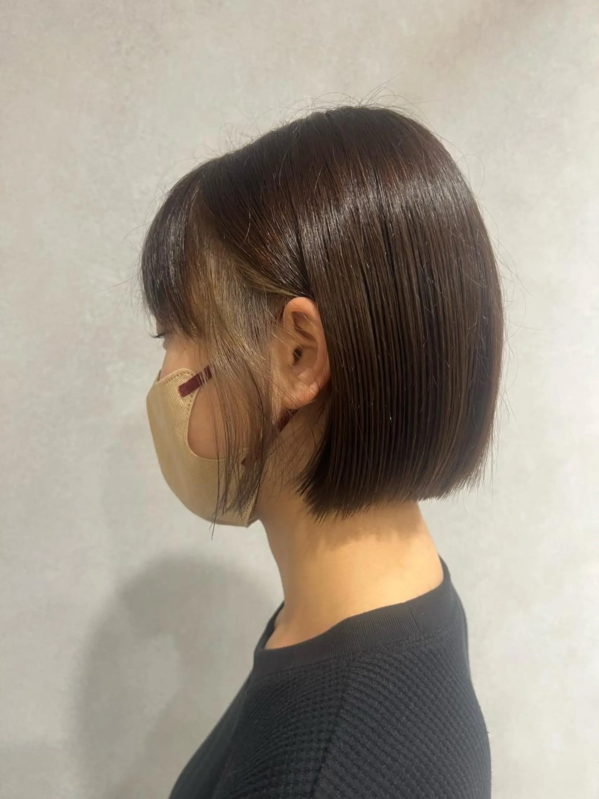ショート カラー カット ヘアカラー トリートメント 🍑 韓国ヘア 🍑 WATANABEのヘアスタイル