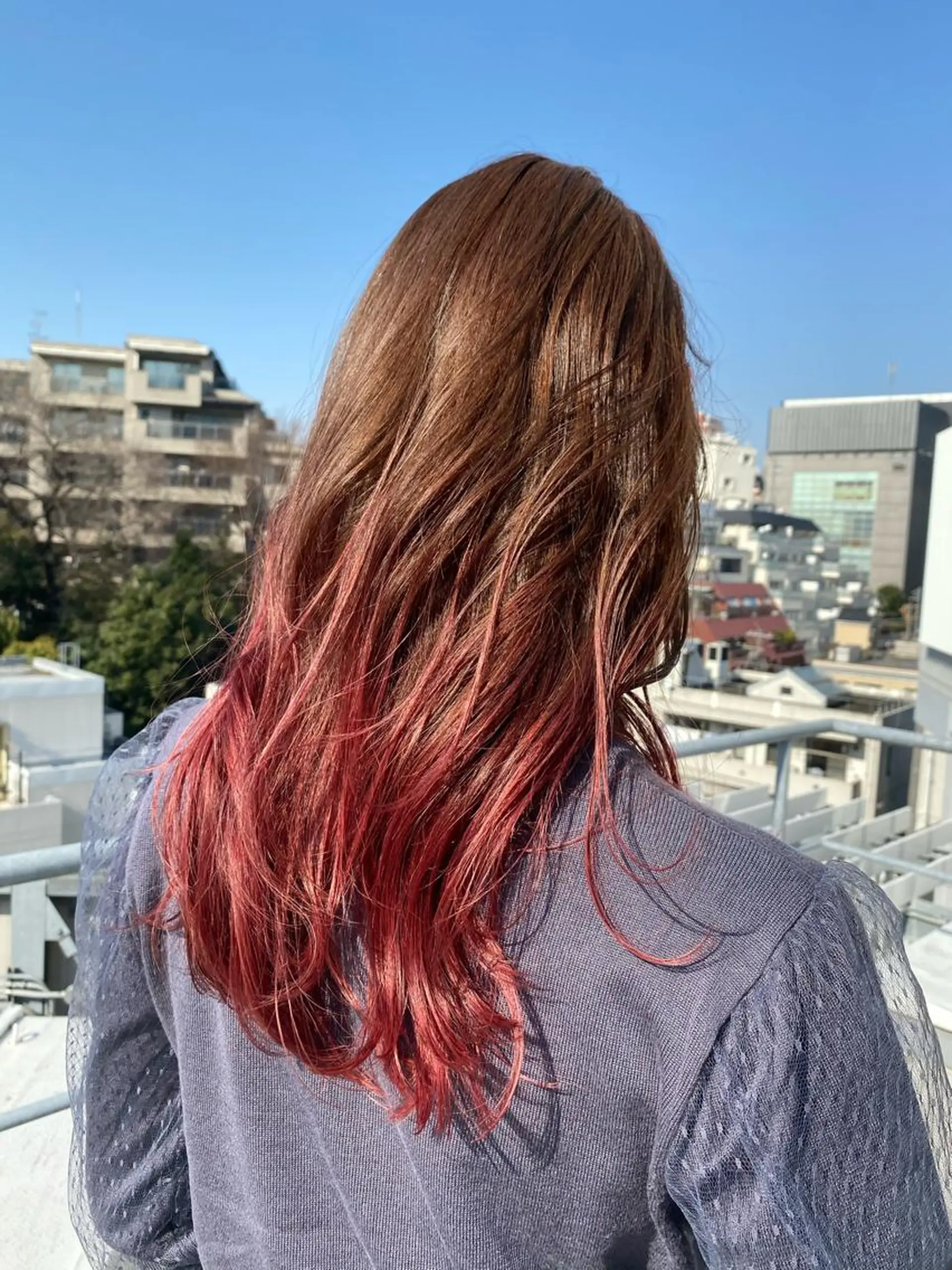 ロング カラー グラデーションカラー 渋谷✨yuto✨全 メニュー得意です🙏のヘアスタイル