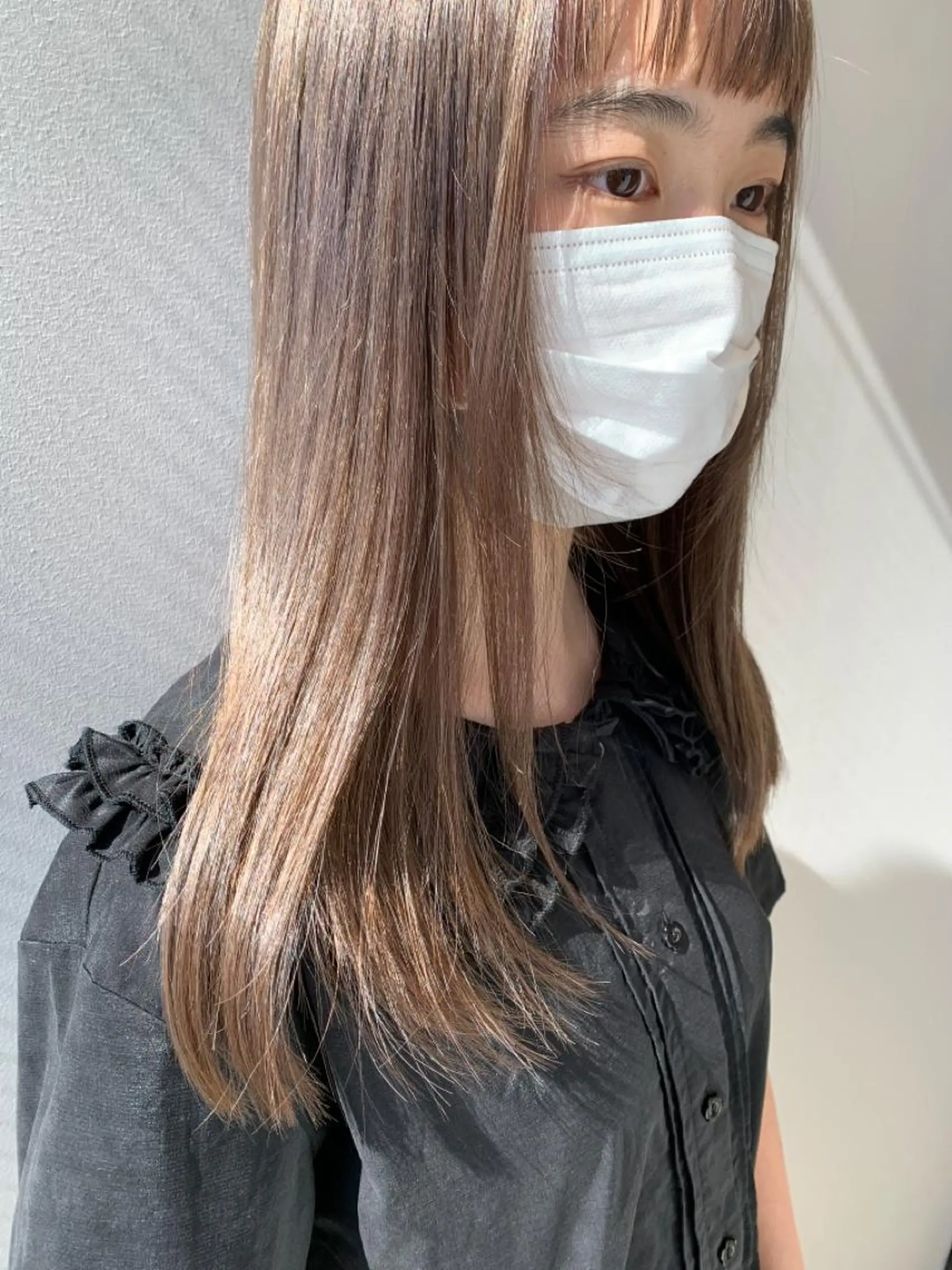 セミロング カラー ヘアカラー トリートメント SALOWIN原宿iori B１階所属・🫧美髪育成美容師 WASHIZU🫧のヘアスタイル