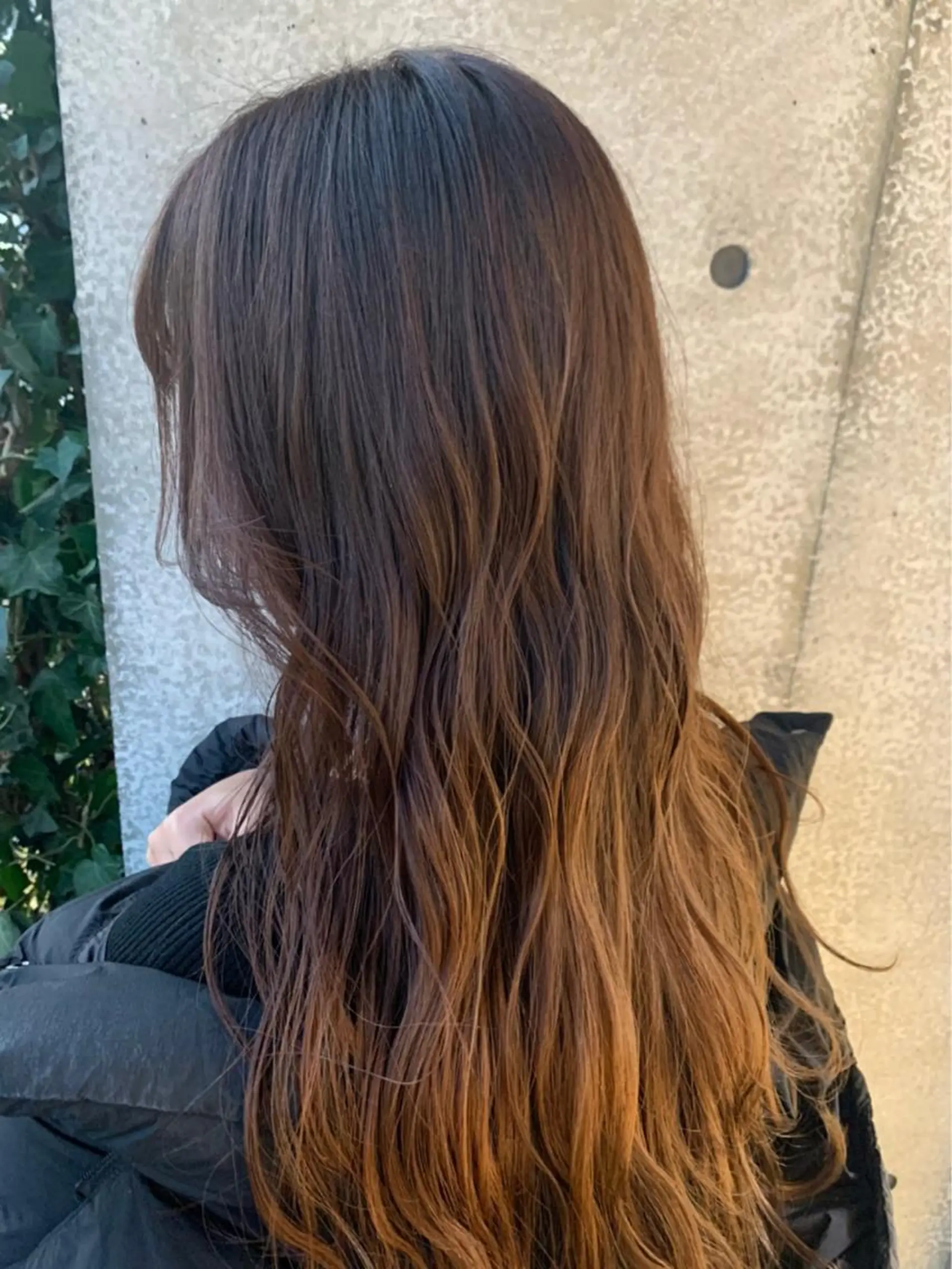 ロング カラー エクステ／インナー カラー 礒野朱里のヘアスタイル