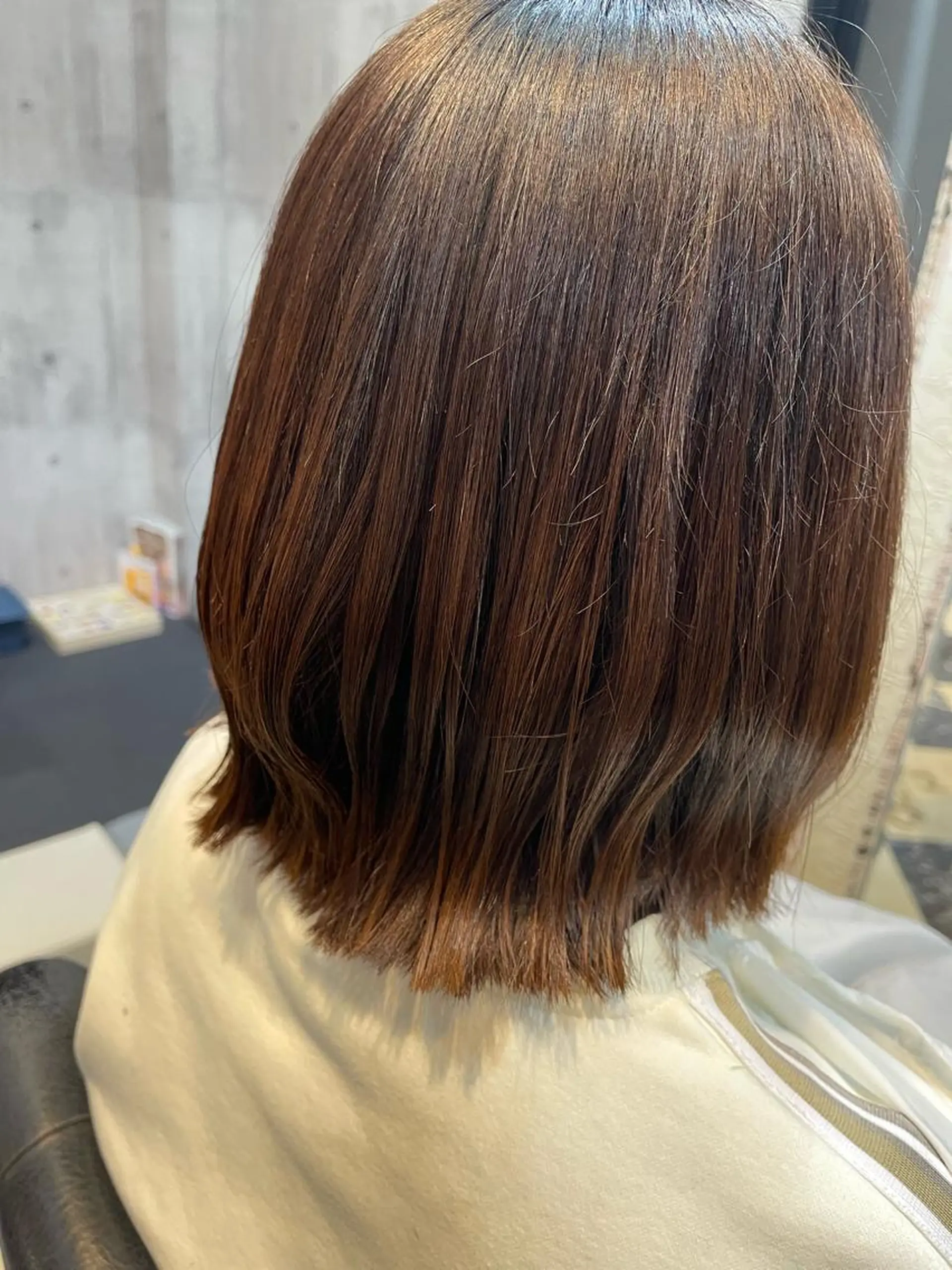 ミディアム ボブ くびれヘア art-Lago所属・art-Lago 宮司のヘアスタイル