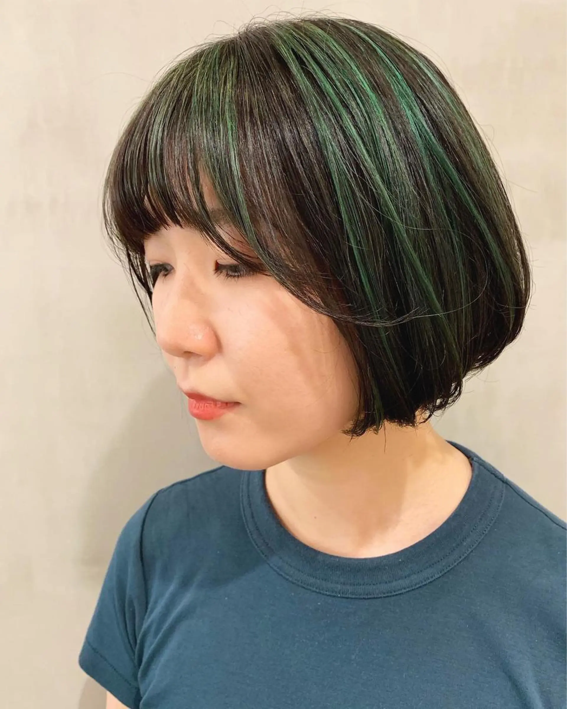 ショート カラー 優 作のヘアスタイル