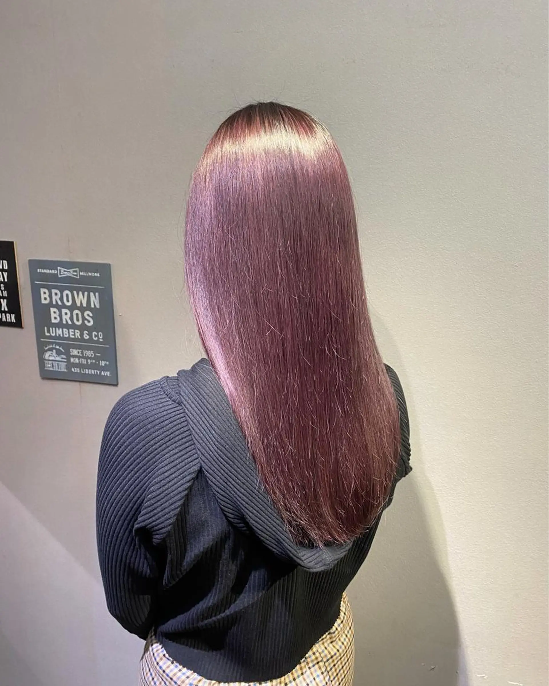 ロング カラー デザインカラー ハイライトカラー ハイトーンカラー インナーカラー ピンクカラー ヘアカラー カラー/ブリーチ🍃 エクステSHUNTAのヘアスタイル