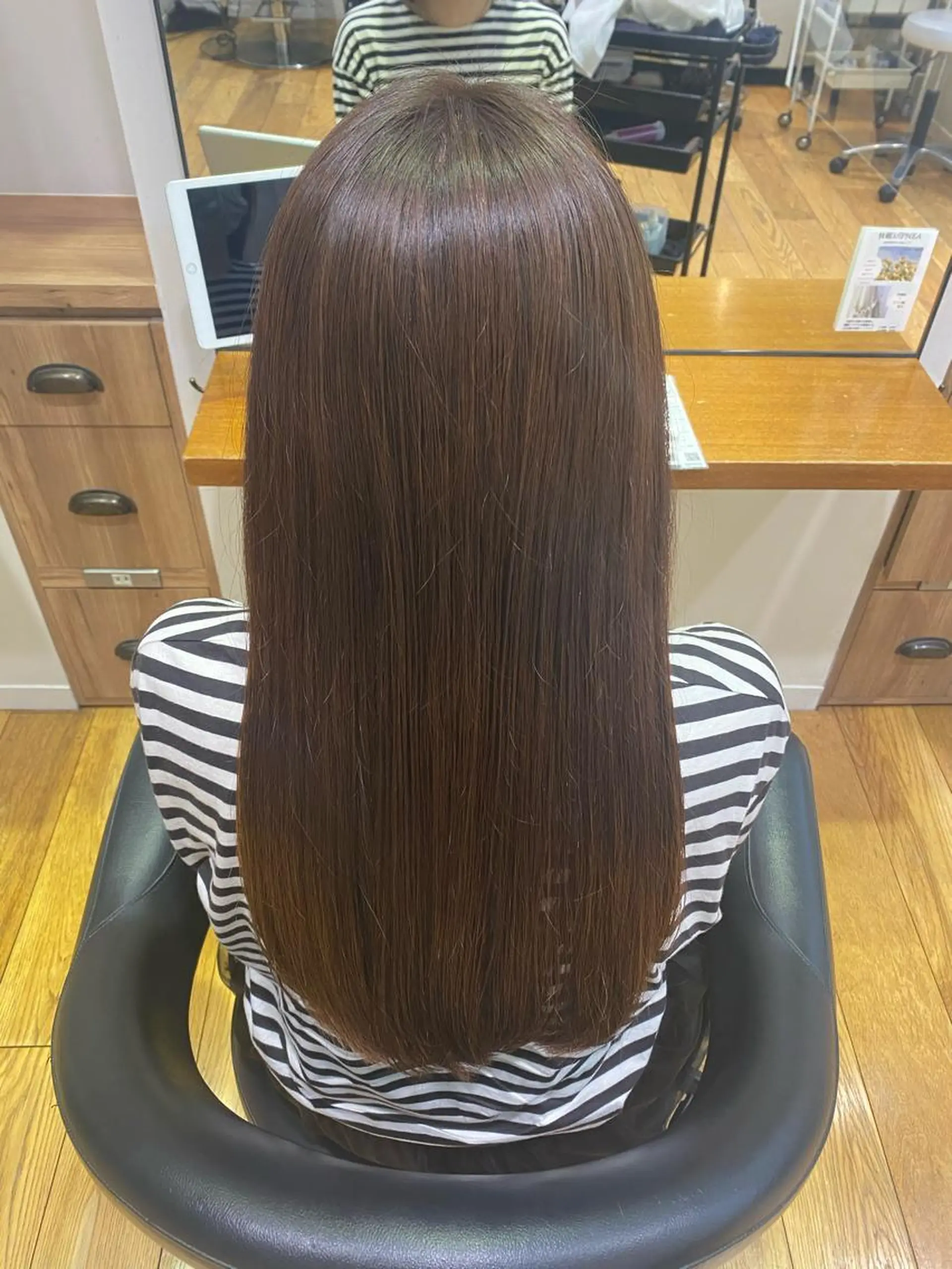 ロング カラー トリートメント ショートカット RINOSEのヘアスタイル
