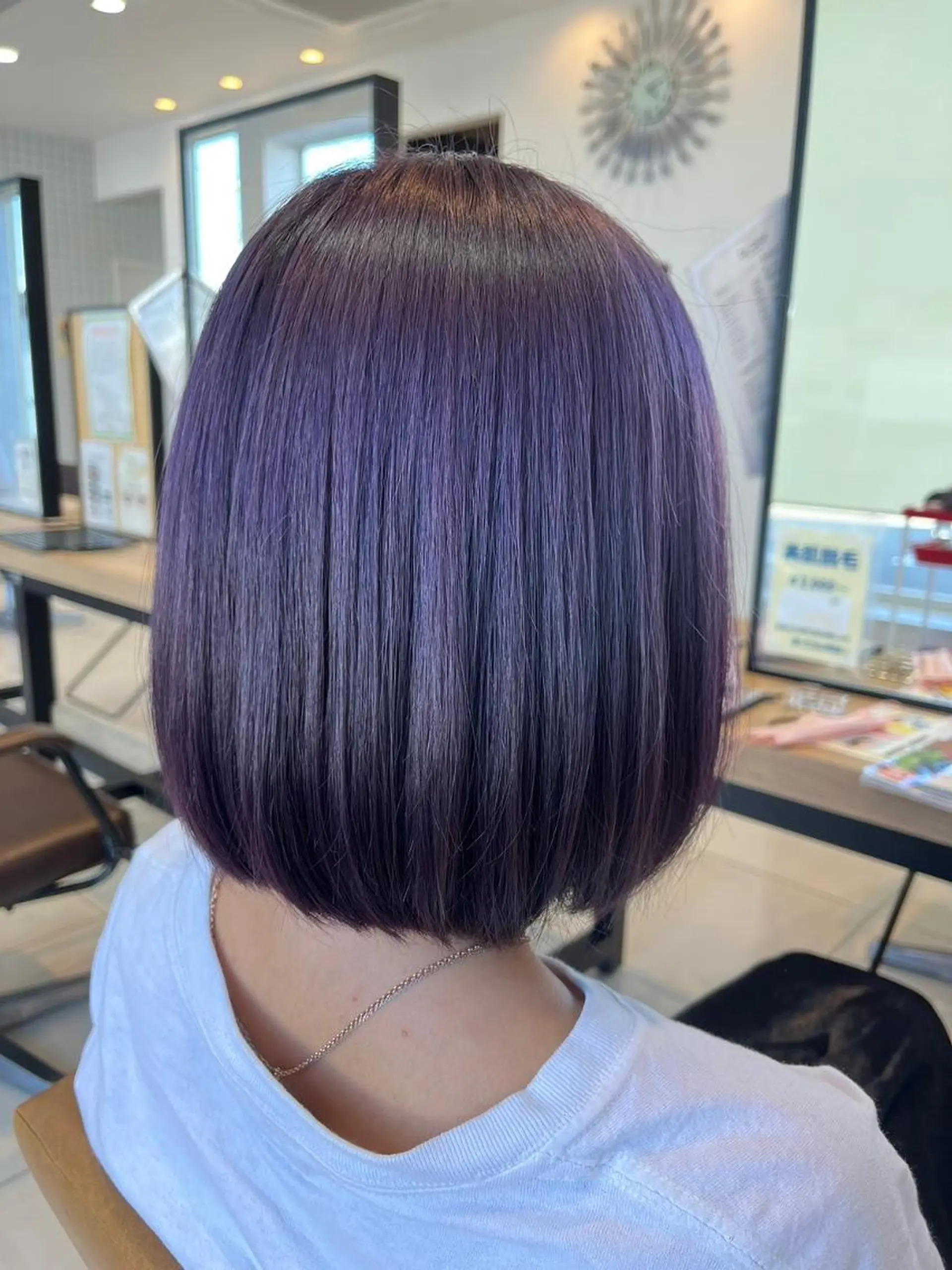 ミディアム ルクール柏崎店　大倉 日和のヘアスタイル