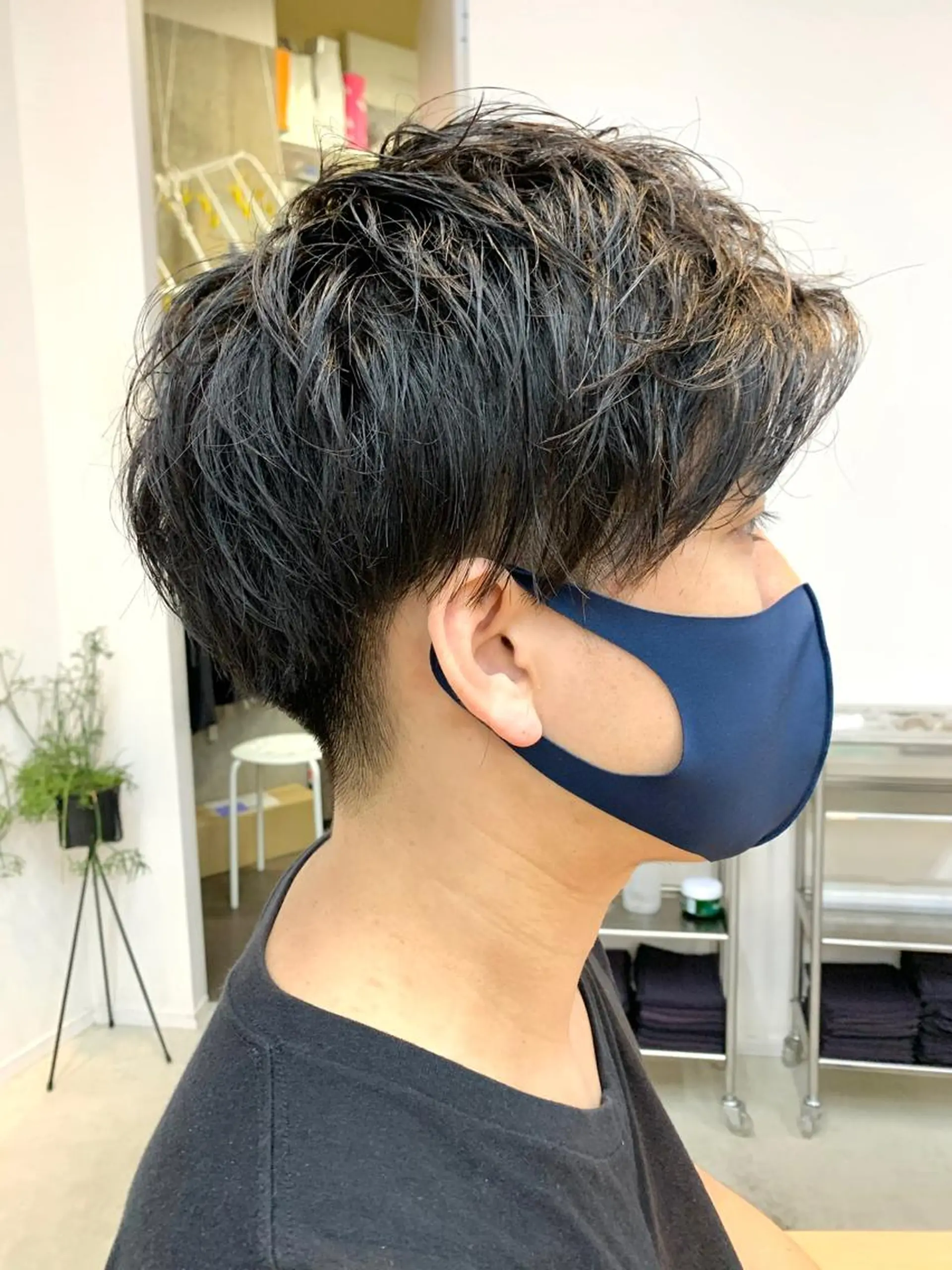 ショート パーマ メンズ mee.urawa所属・似合わせショート×透 明感/やじまたかしのヘアスタイル