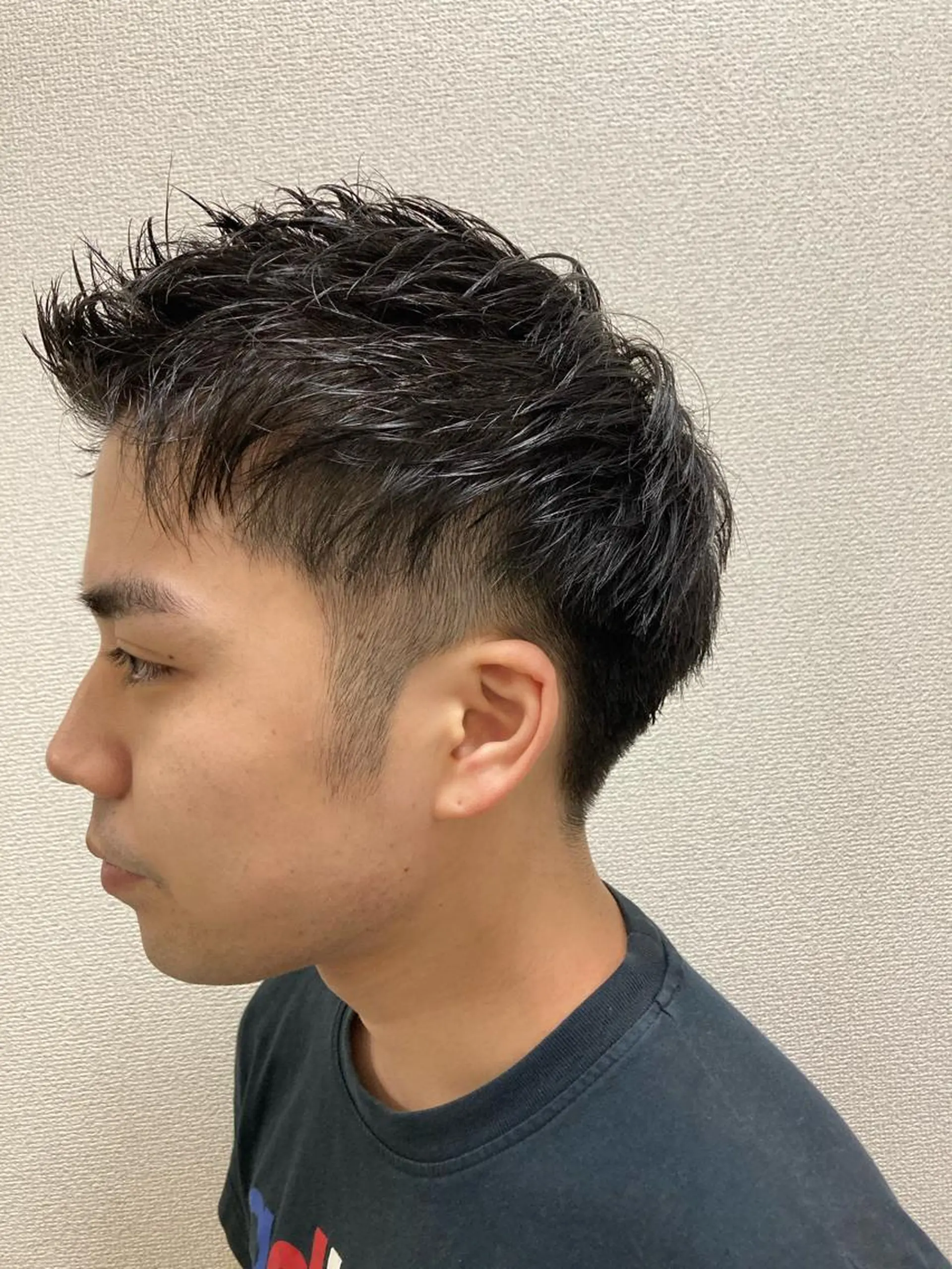 ショート メンズ アップバング 刈り上げ メンズ専門💈中島 太一💈のヘアスタイル