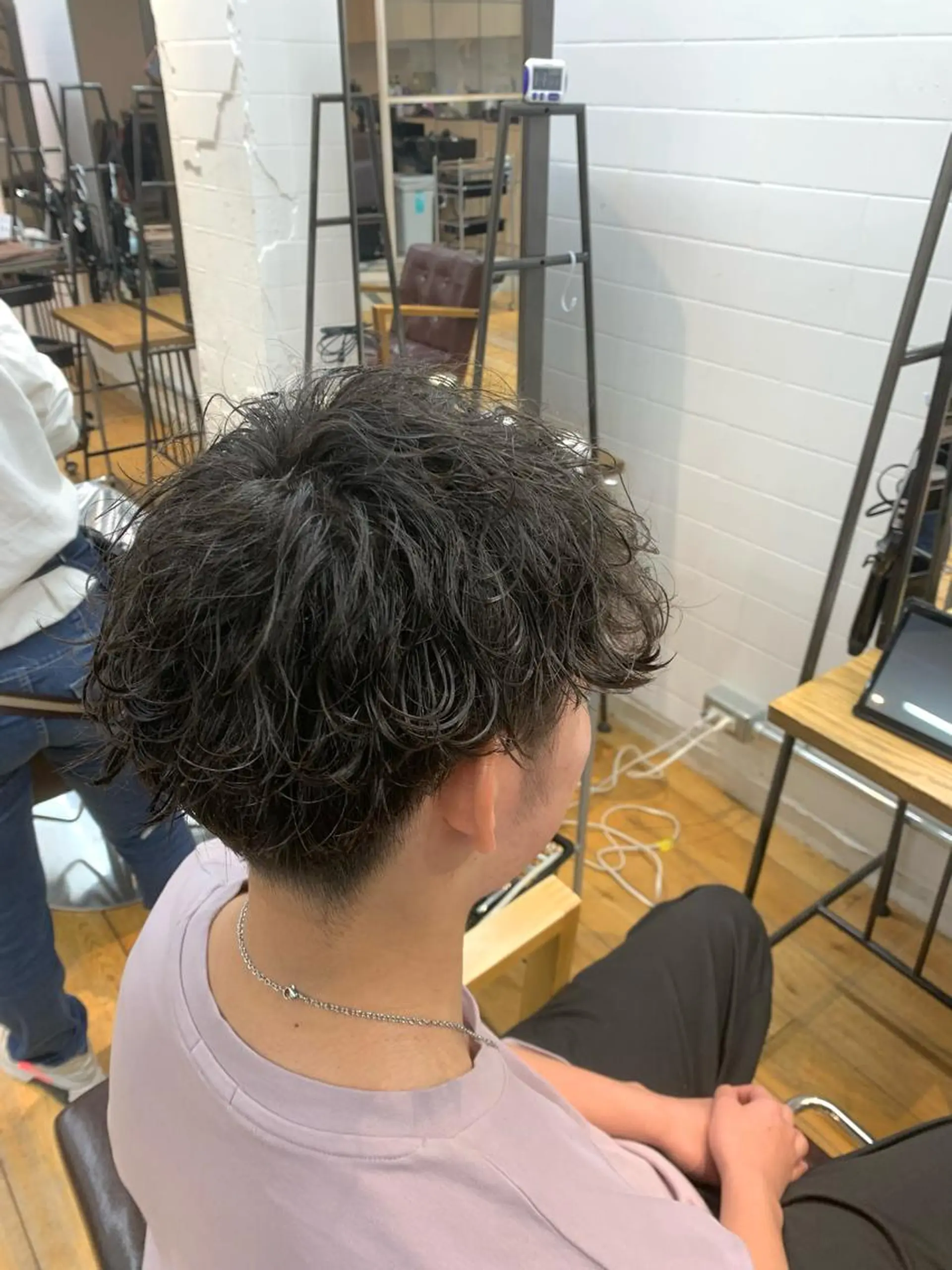 パーマ メンズ メンズパーマ 波巻きパーマ 年内期間限定 🫧まゆ🫧のヘアスタイル