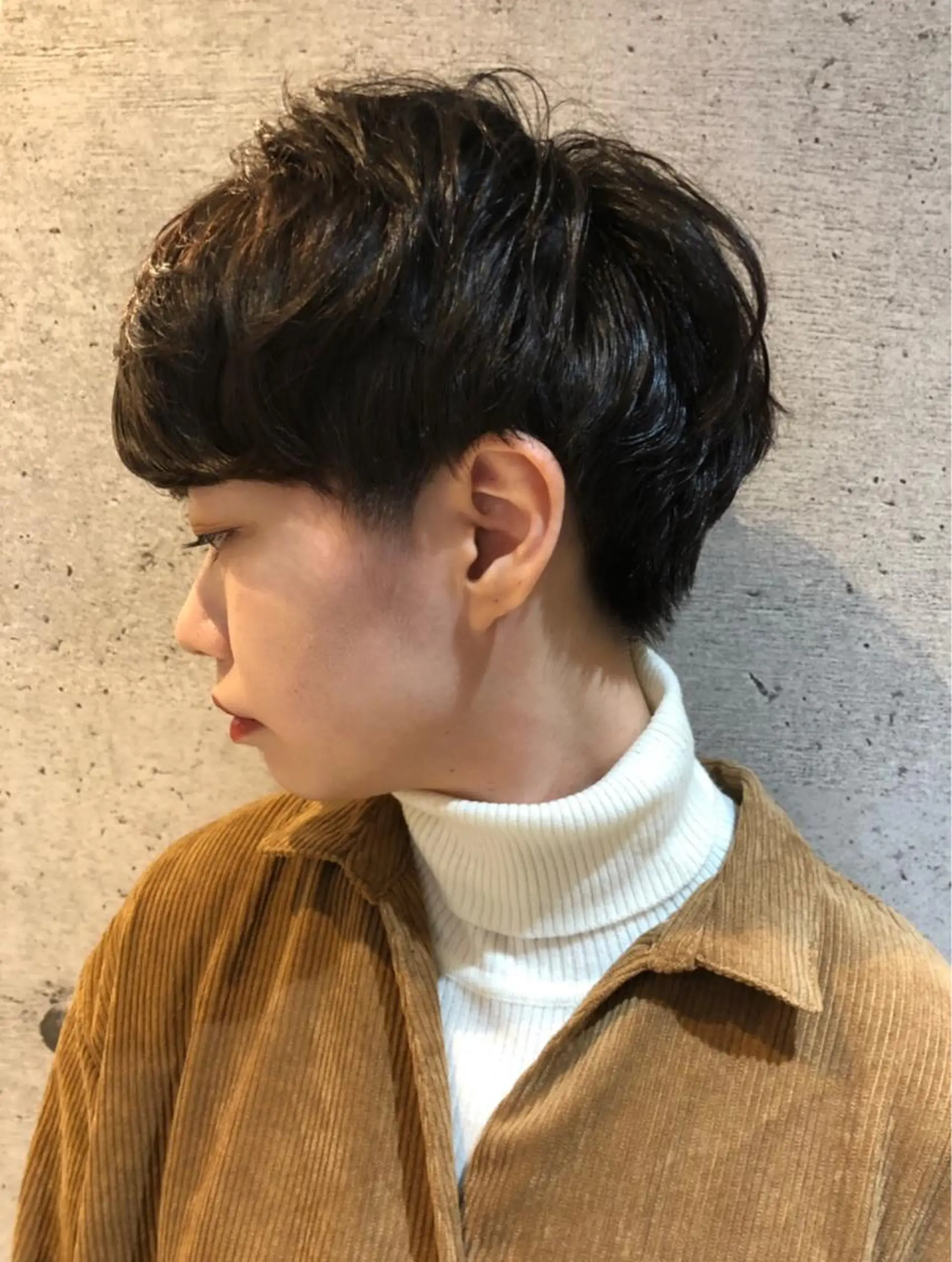 ショート カット パーマ トリートメント 久保 敏之のヘアスタイル