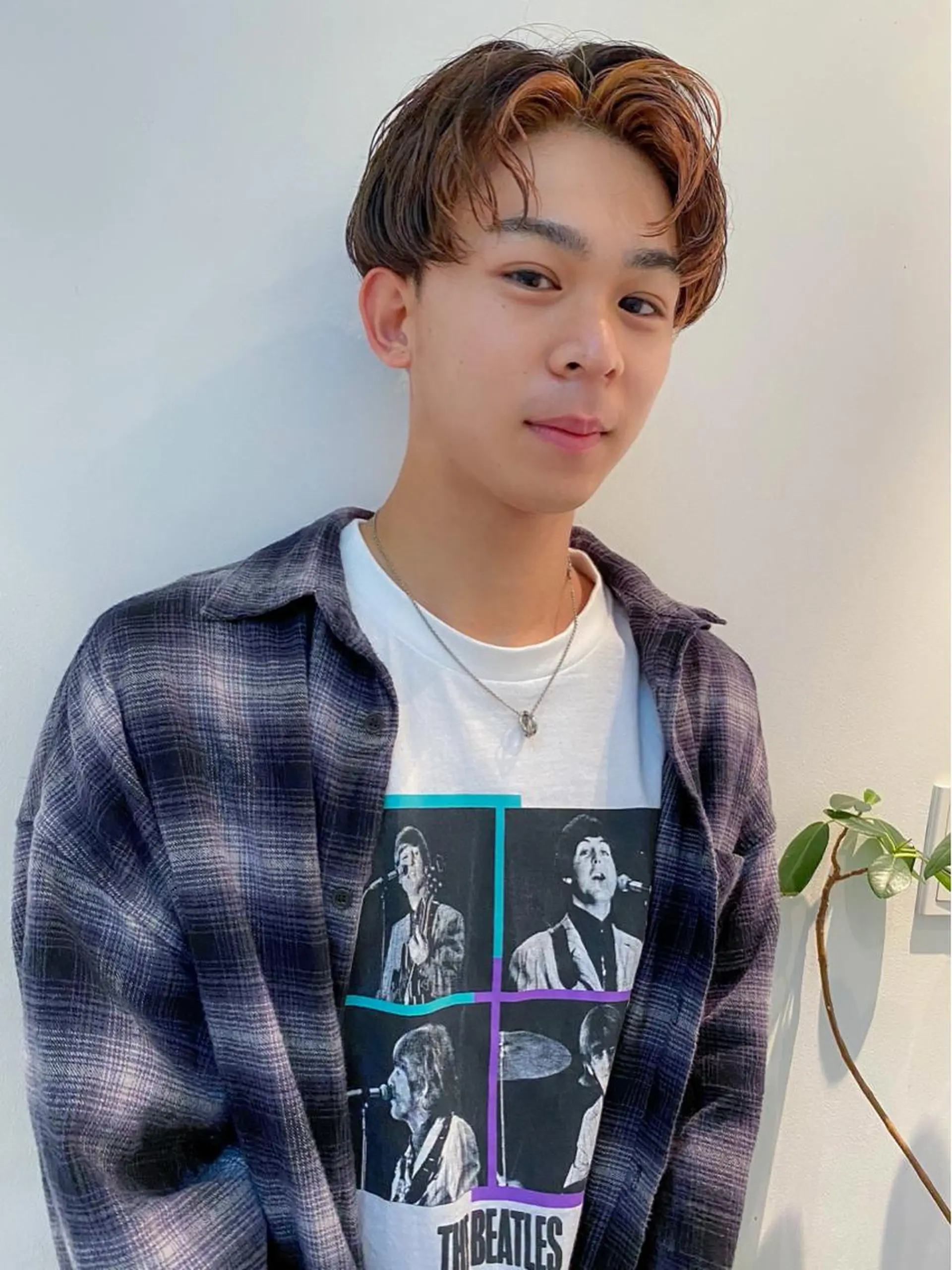 ショート カラー メンズ カット ヘアカラー 栄/矢場町 三井太朗のヘアスタイル