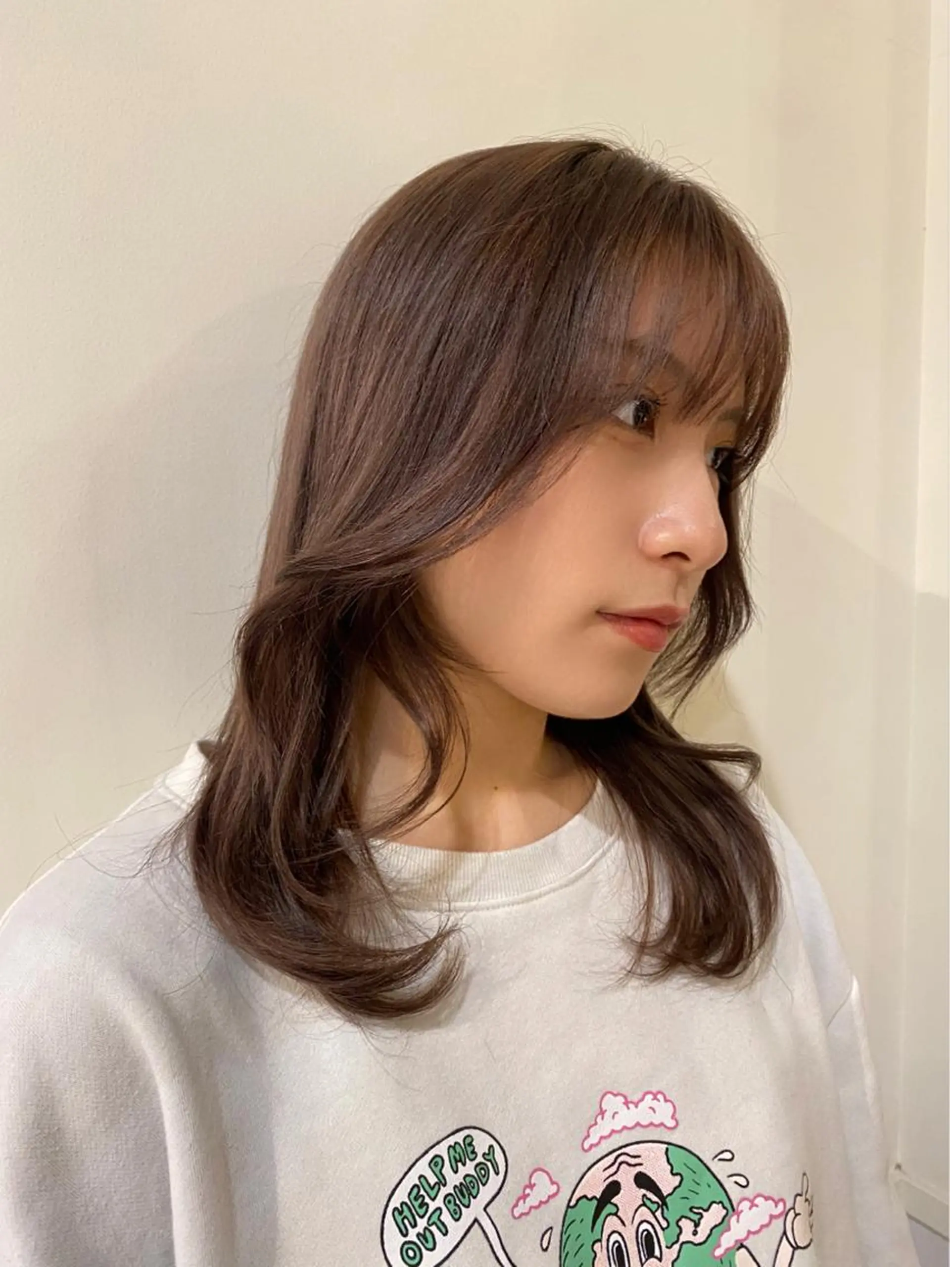 カラー ラベンダーカラー ヘアカラー 【ROA】 MISUZU✨のヘアスタイル