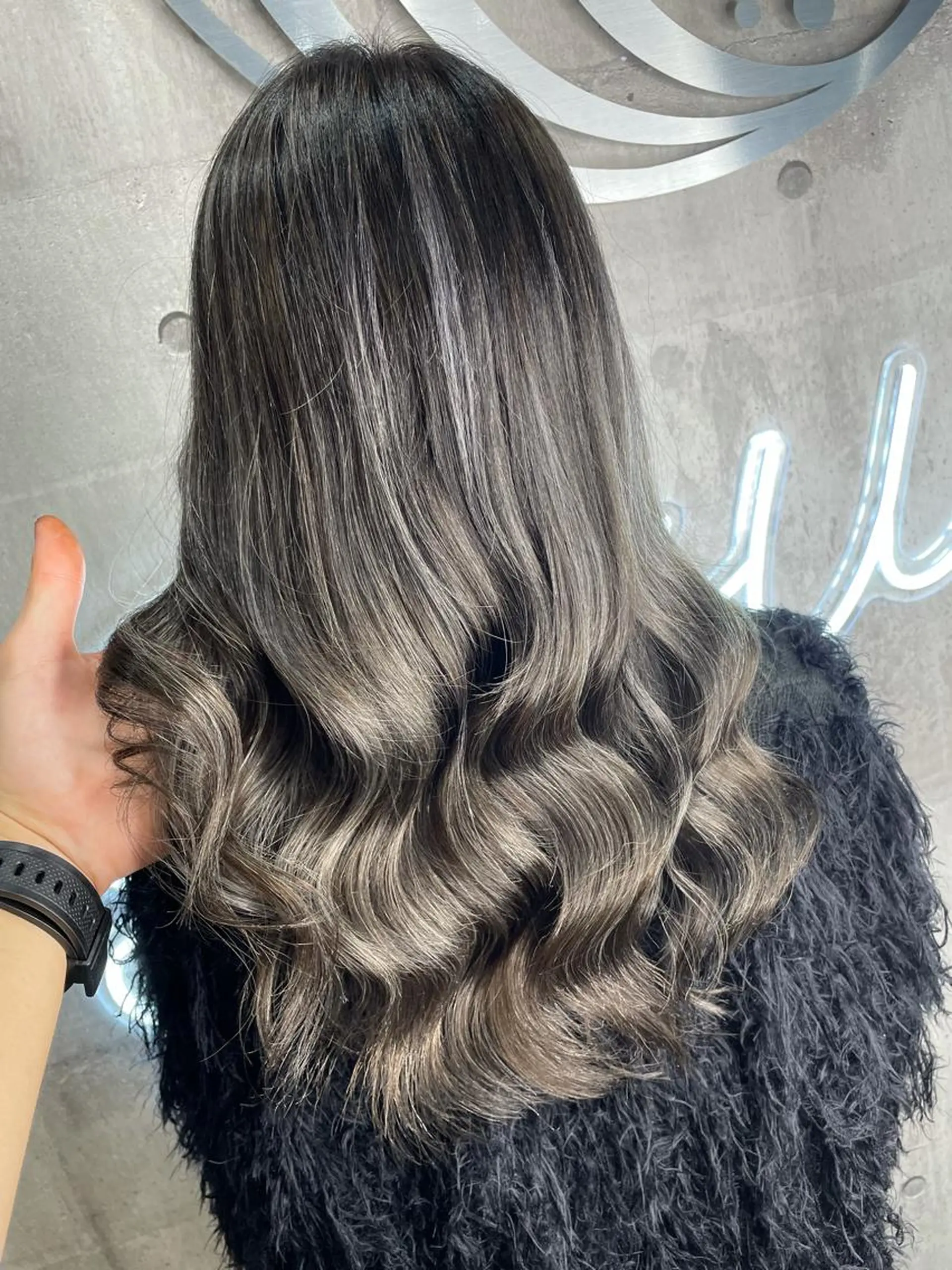 セミロング カラー パーマ ヘアアレンジ メンズ キッズ ネイル マツエク・マツパ シールエクステ メンズバレイヤージュ メンズハイライト メンズインナーカラー メンズ韓国風 新越駅から1分 肥高　壮汰のヘアスタイル