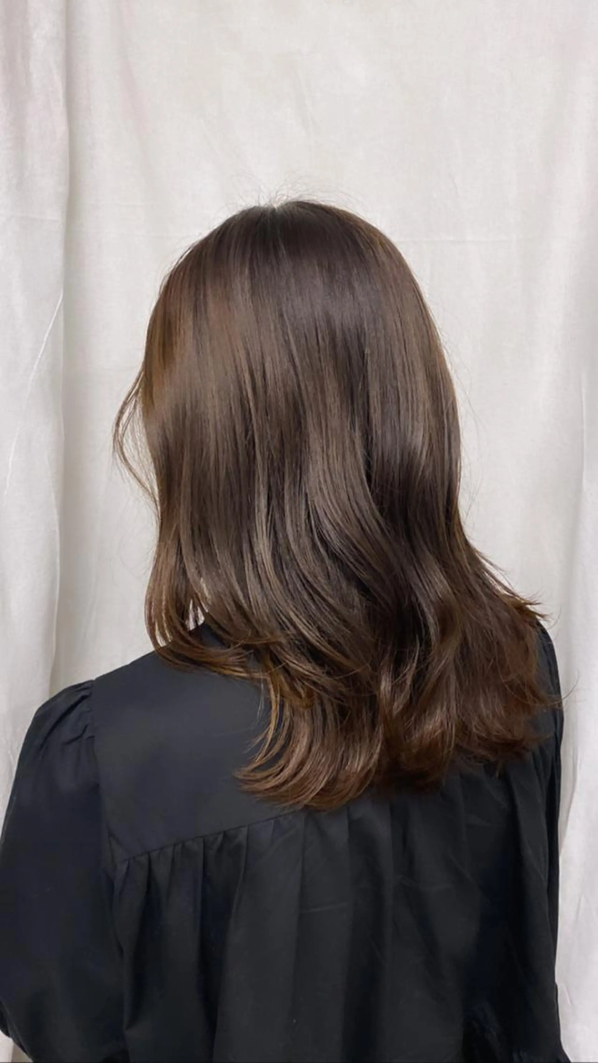 セミロング トリートメント カット トリートメント フクダ ジュリのヘアスタイル