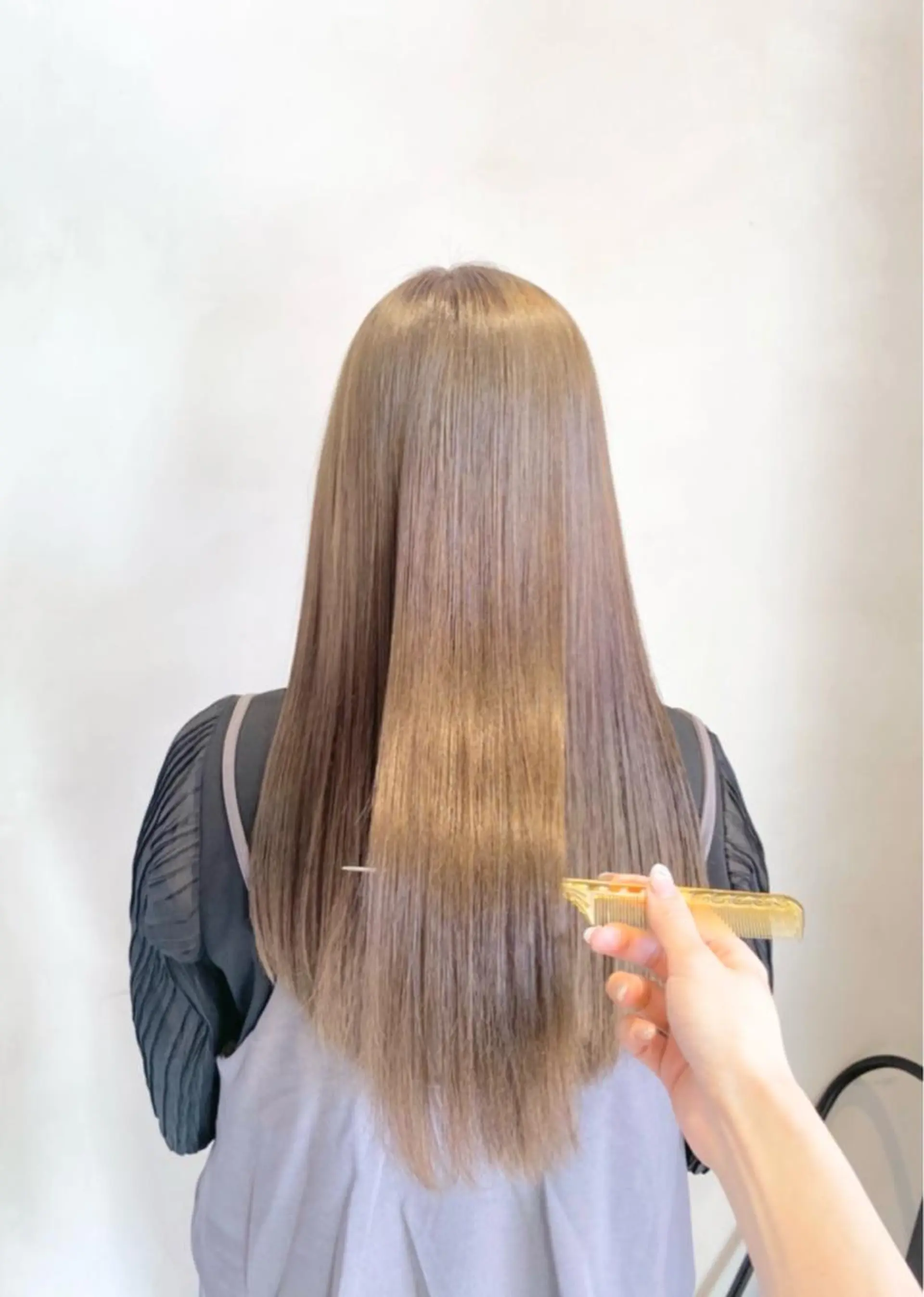 ロング ヘアカラー トリートメント motel所属・モデルや芸能人も通う ✨マンツーマンサロンのヘアスタイル