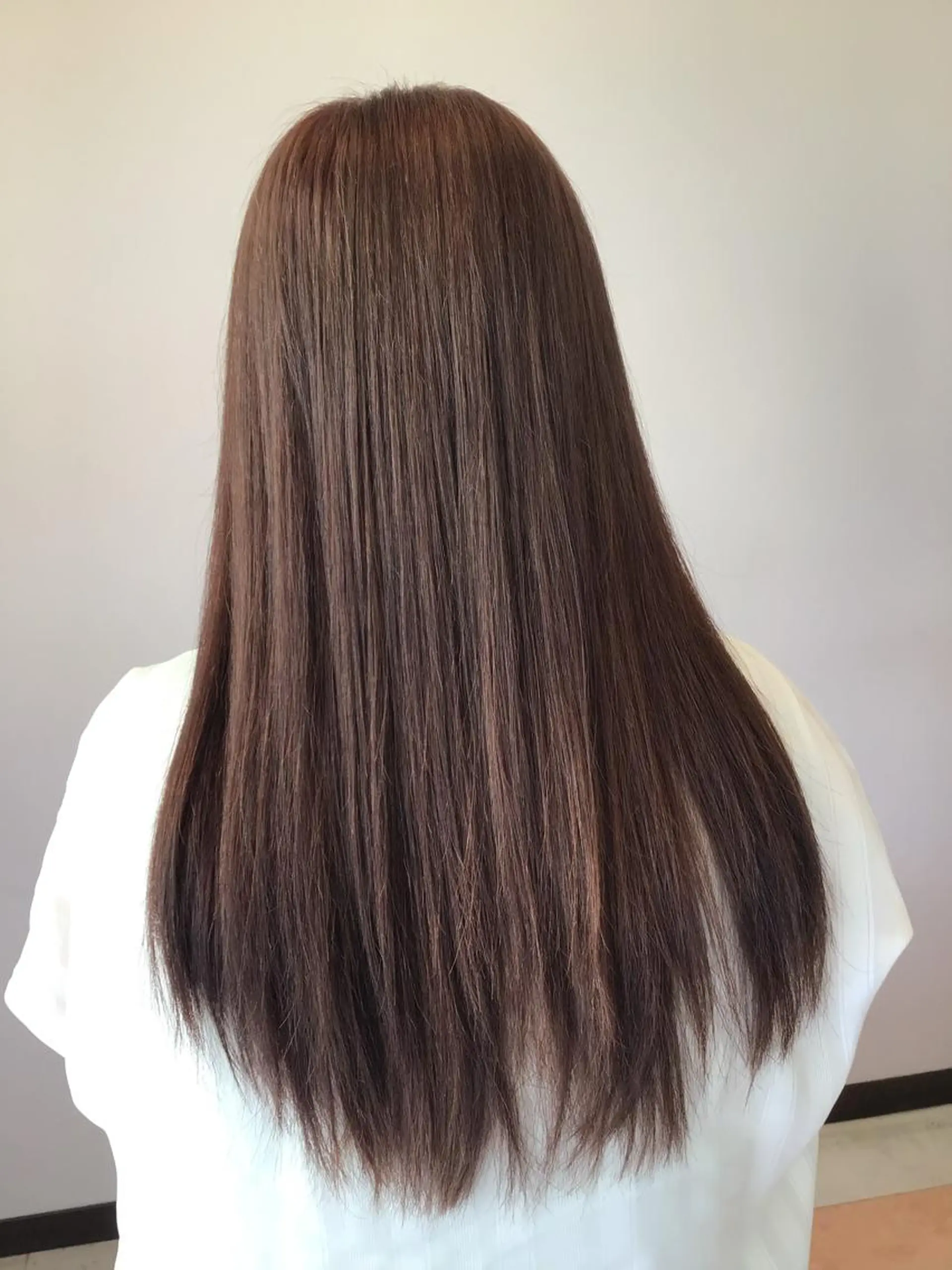 ロング ピンクブラウン ヘアカラー やまぐち まりんのヘアスタイル