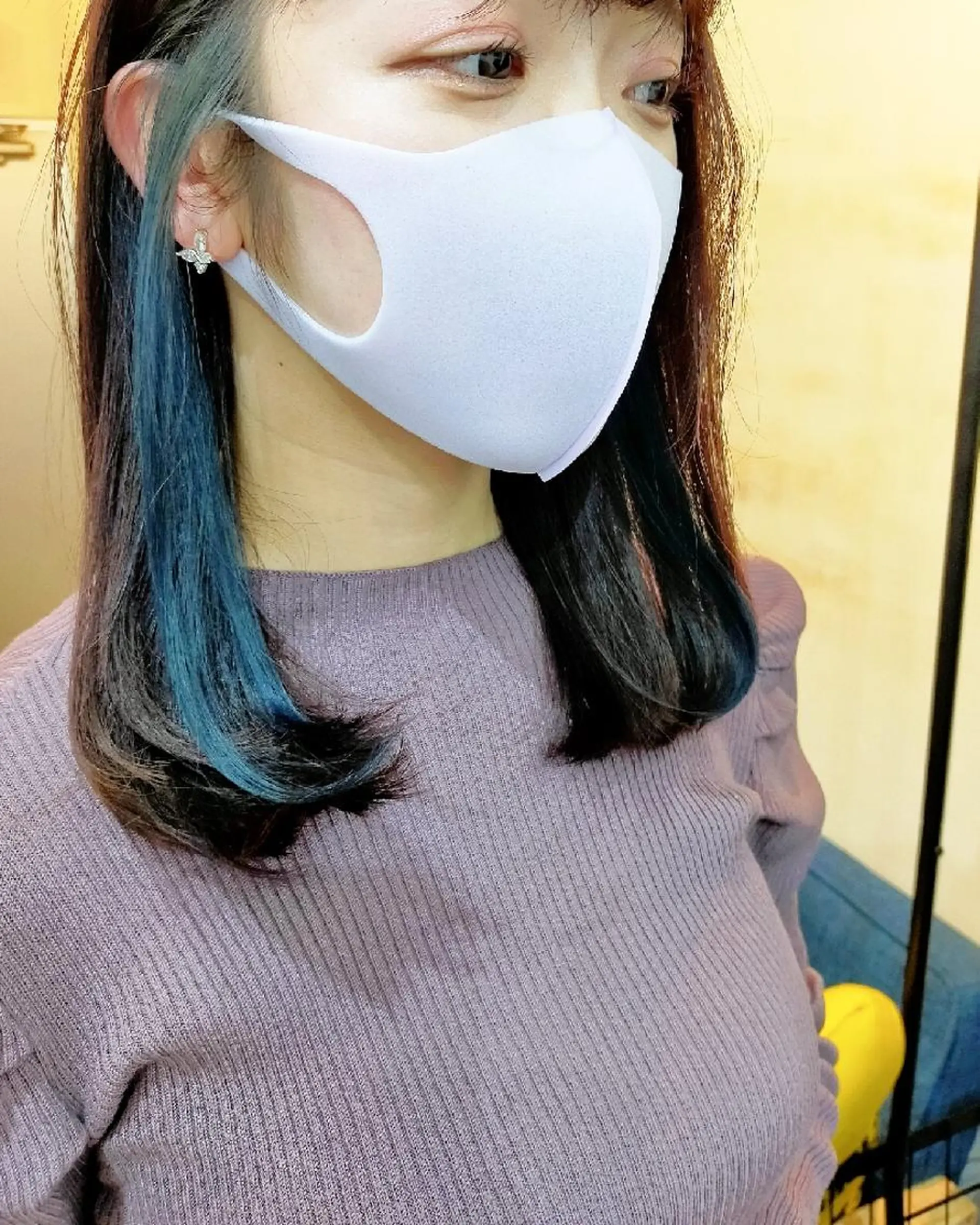 ロング カラー ブリーチ ヘアカラー SUN GLOW  サングロウ所属・ナカノメ トシアキのヘアスタイル