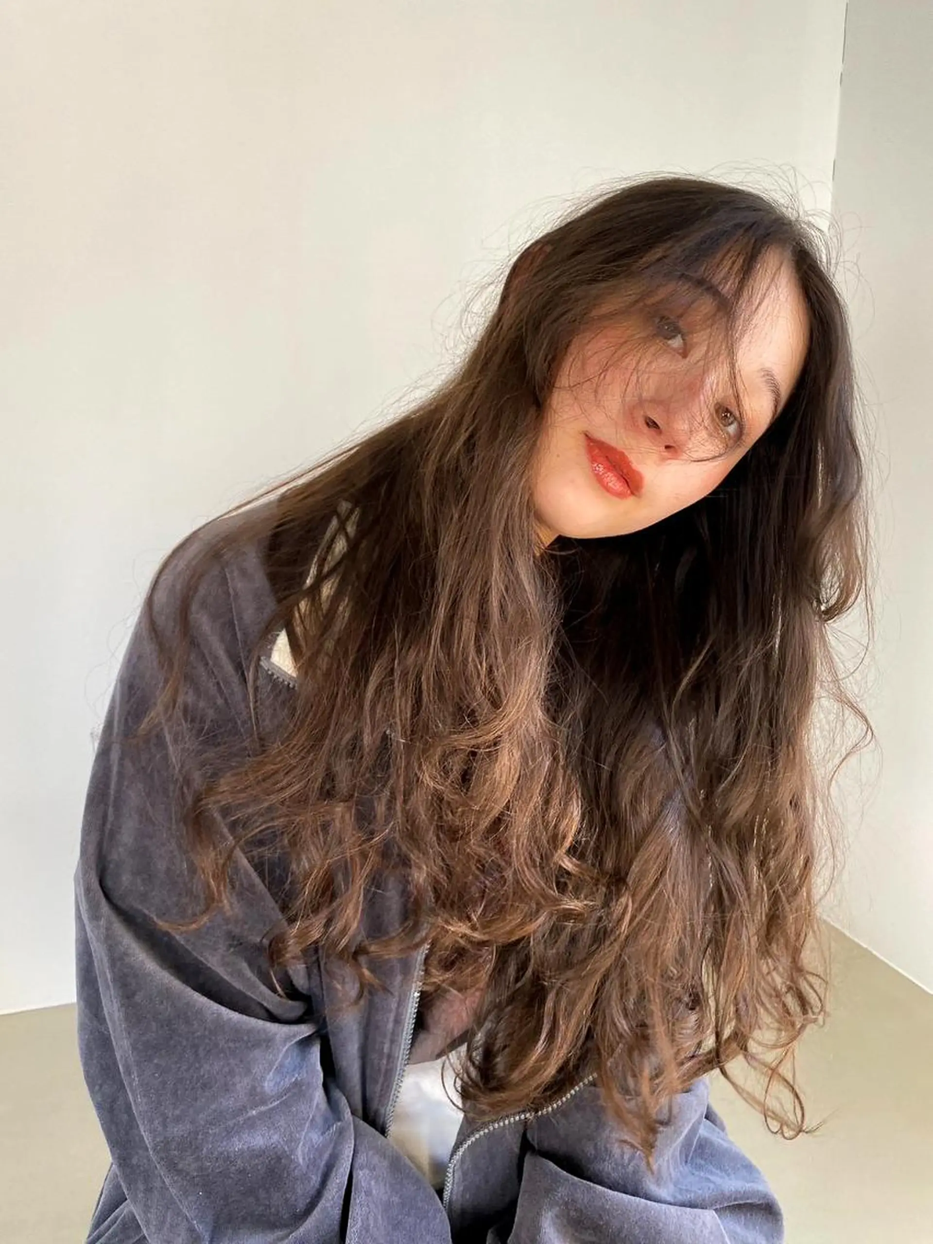 セミロング カラー パーマ ショートボブ セミロングパーマ アディクシーカラー ブリーチ ケアブリーチ カット ヘアカラー トリートメント CEINE PATHのヘアスタイル