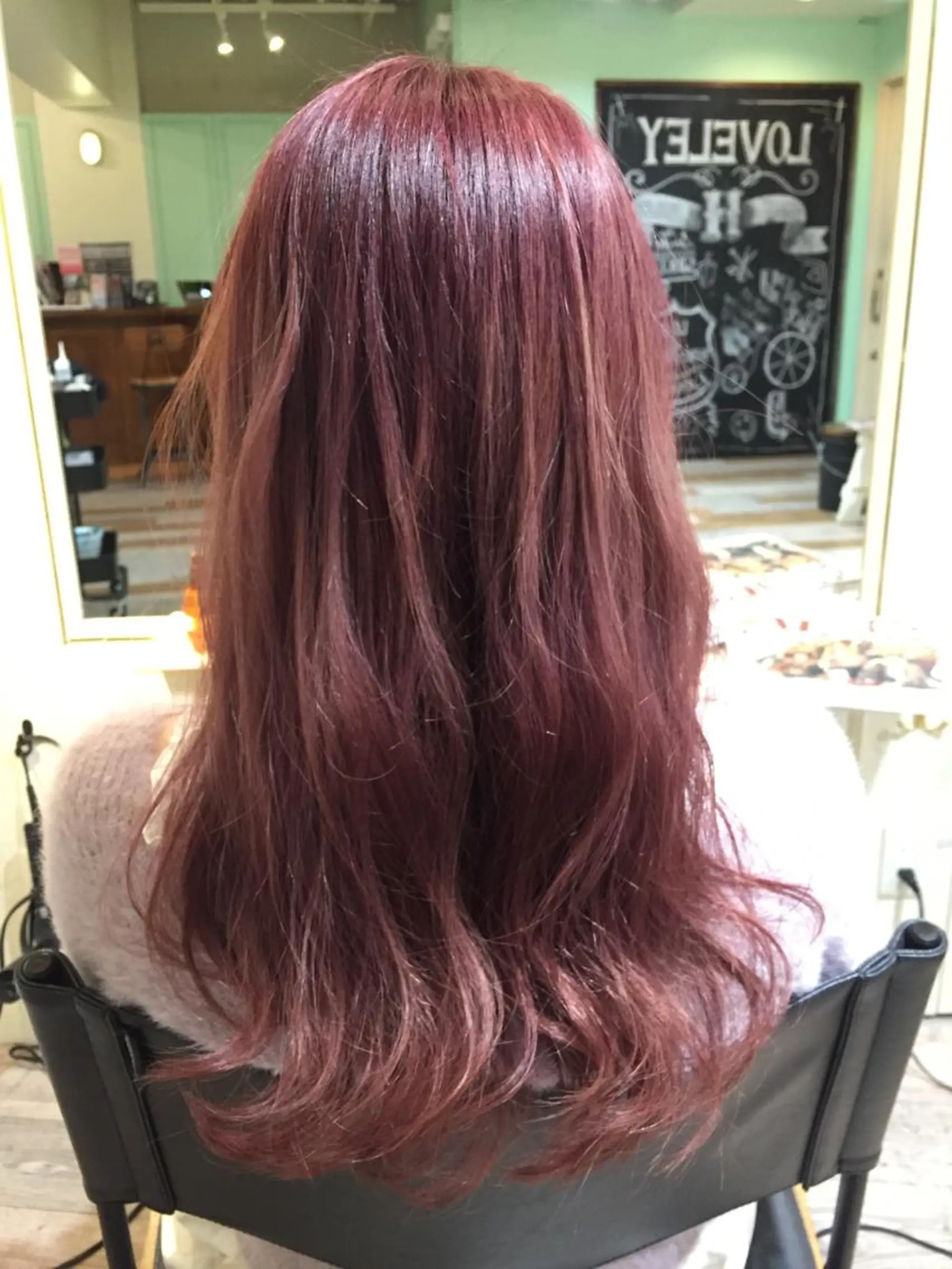 ロング カラー アッシュ ハイトーンカラー ピンクカラー ピンクアッシュ カット ヘアカラー トリートメント ヘッドスパ TOPstylist ✂️フセケイタ✂️のヘアスタイル
