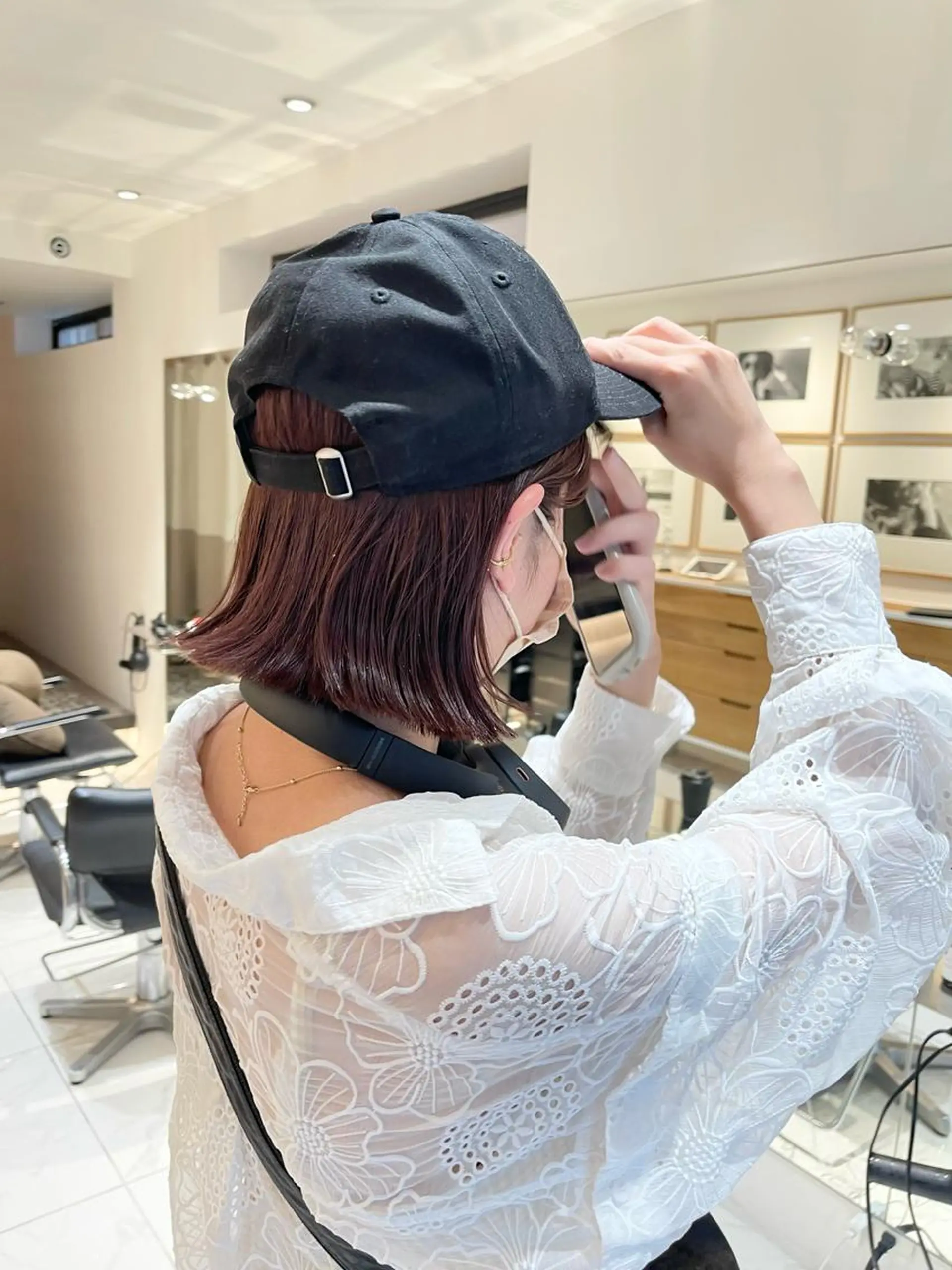 ミディアム カラー ラベンダーカラー ラベンダー/レイヤー カット🤎mamiのヘアスタイル