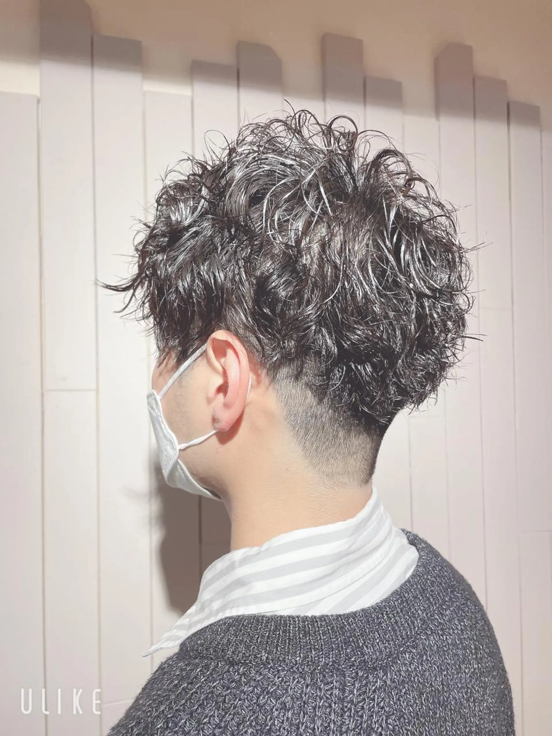 ショート パーマ メンズ メンズパーマ ツイストスパイラルパーマ スパイラルパーマ ❣️モードケイズ塚口 和田一将のヘアスタイル