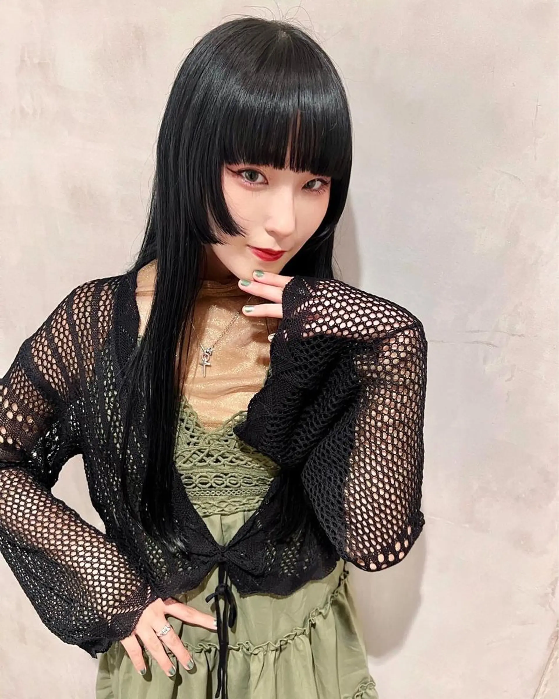 ロング カラー カット トリートメント 優 作のヘアスタイル