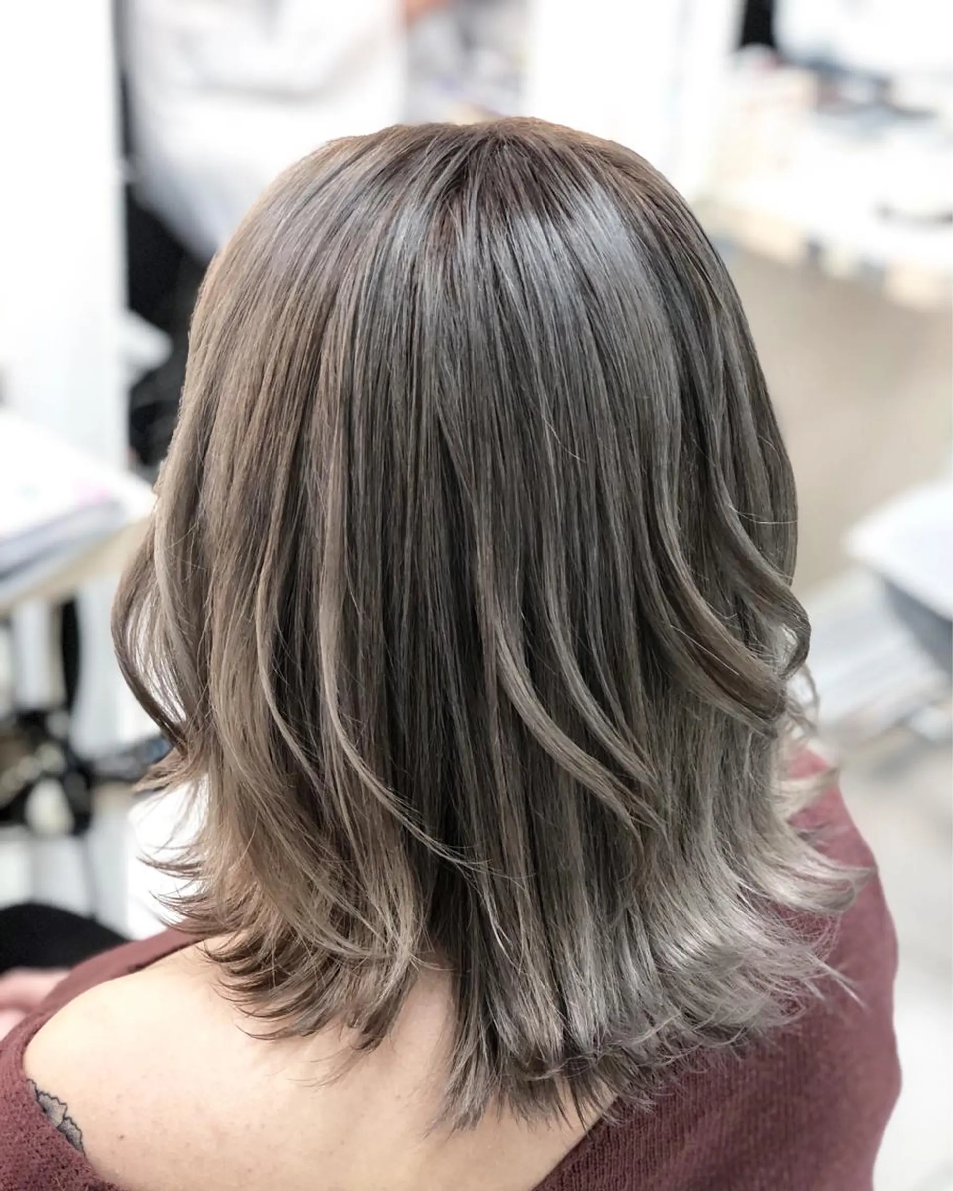 ミディアム カラー 💙髪質改善 💙和田💙のヘアスタイル
